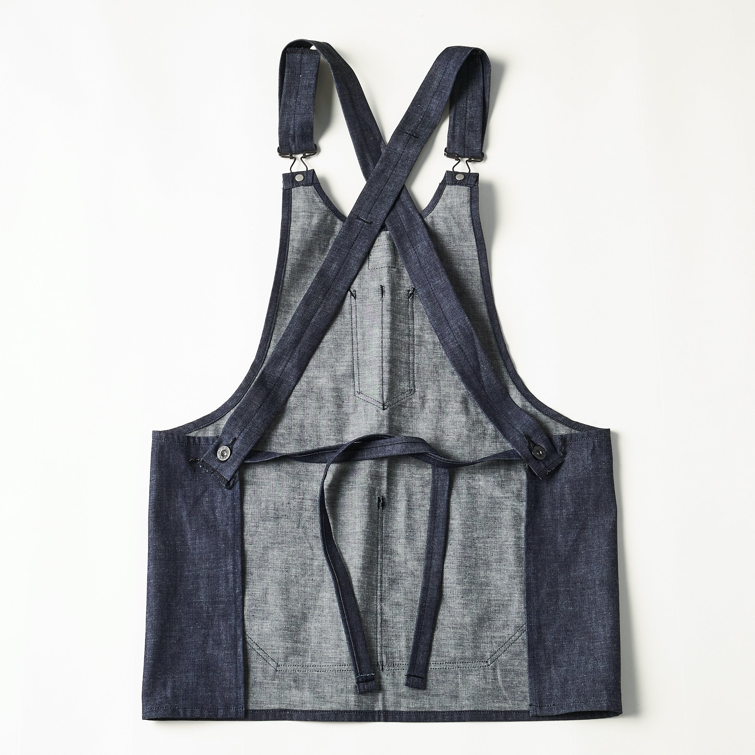#3802 POST Apron #2 5D : 5 oz. denim indigo