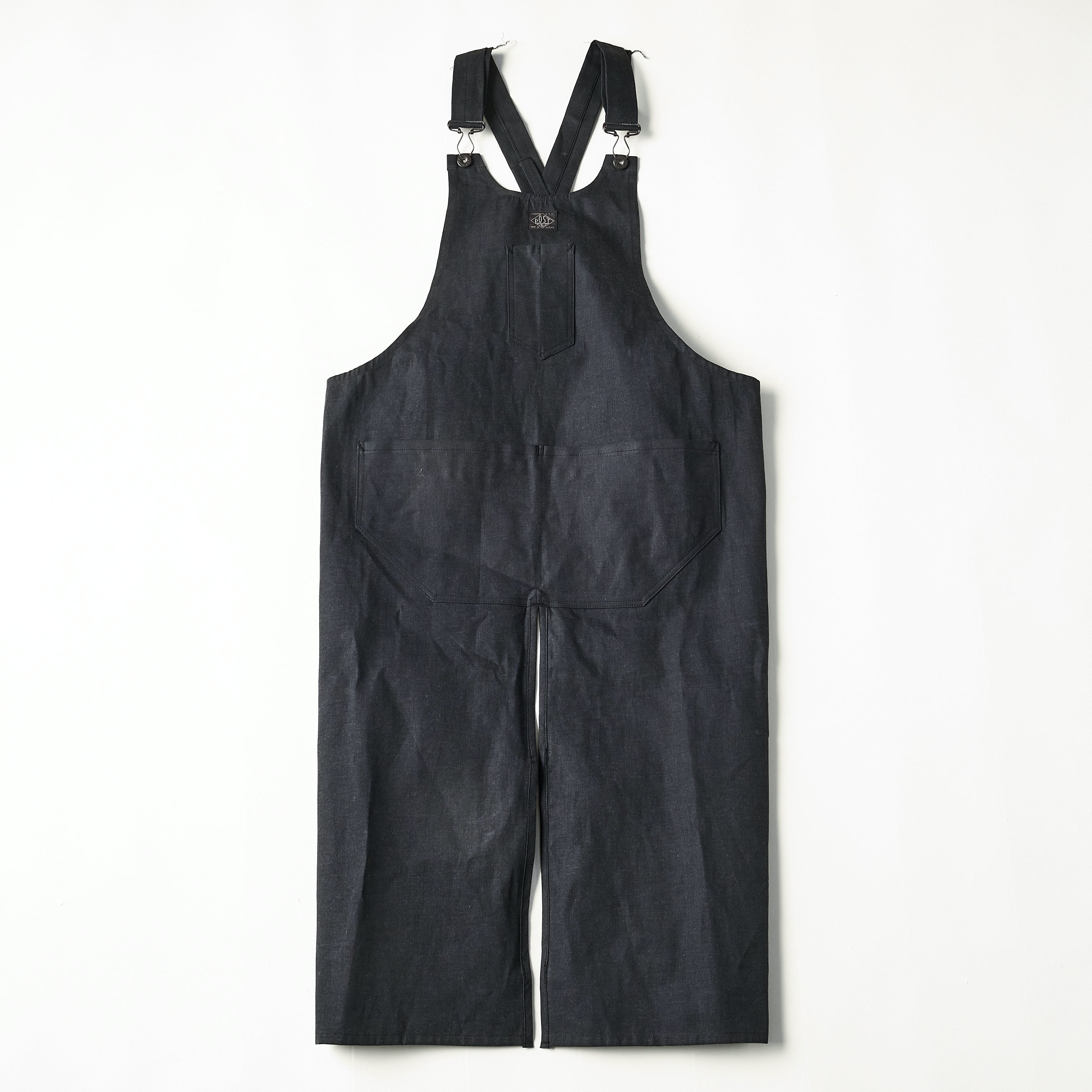 #3801-VTC POST Apron #1 : vintage twill charcoal
