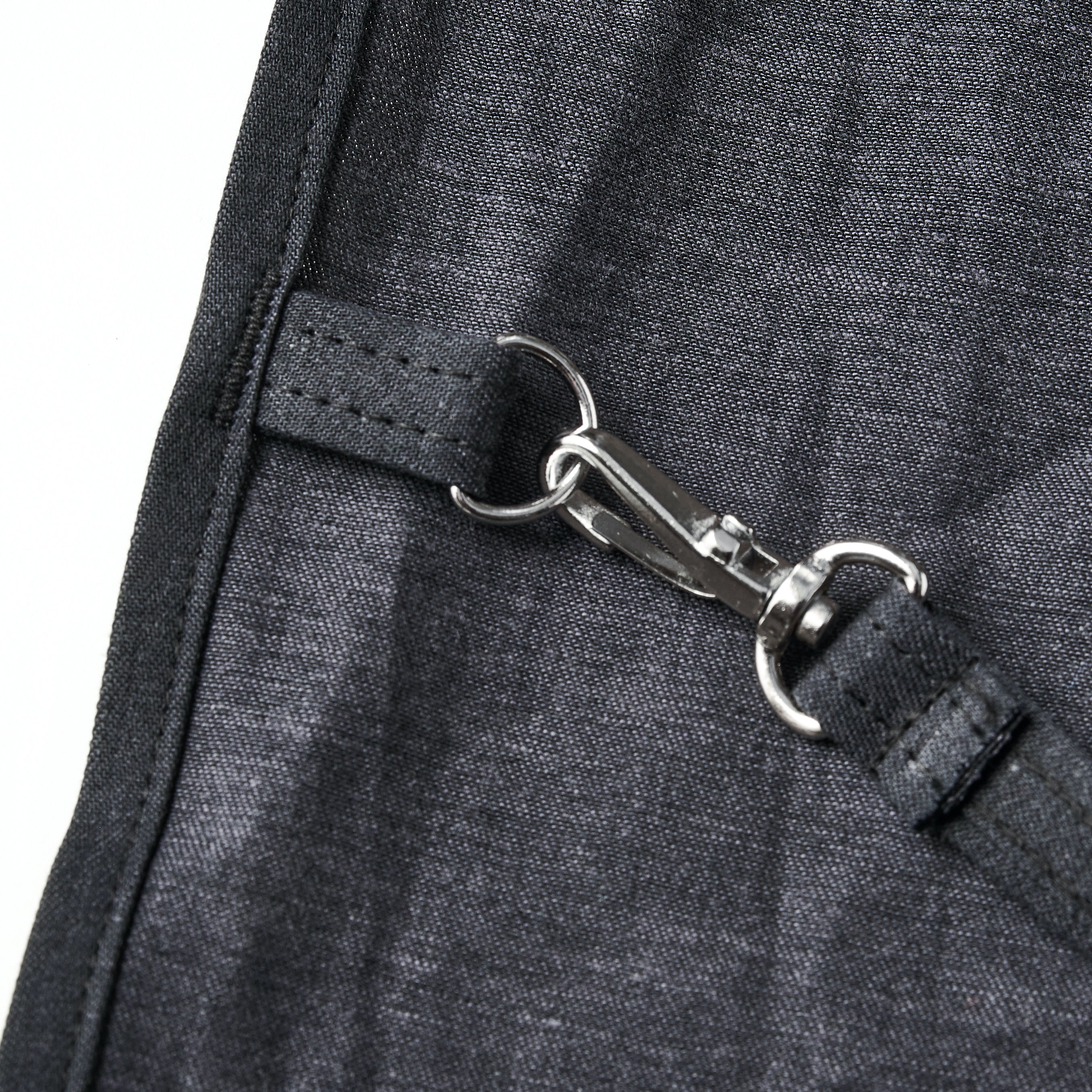 #3801-VTC POST Apron #1 : vintage twill charcoal