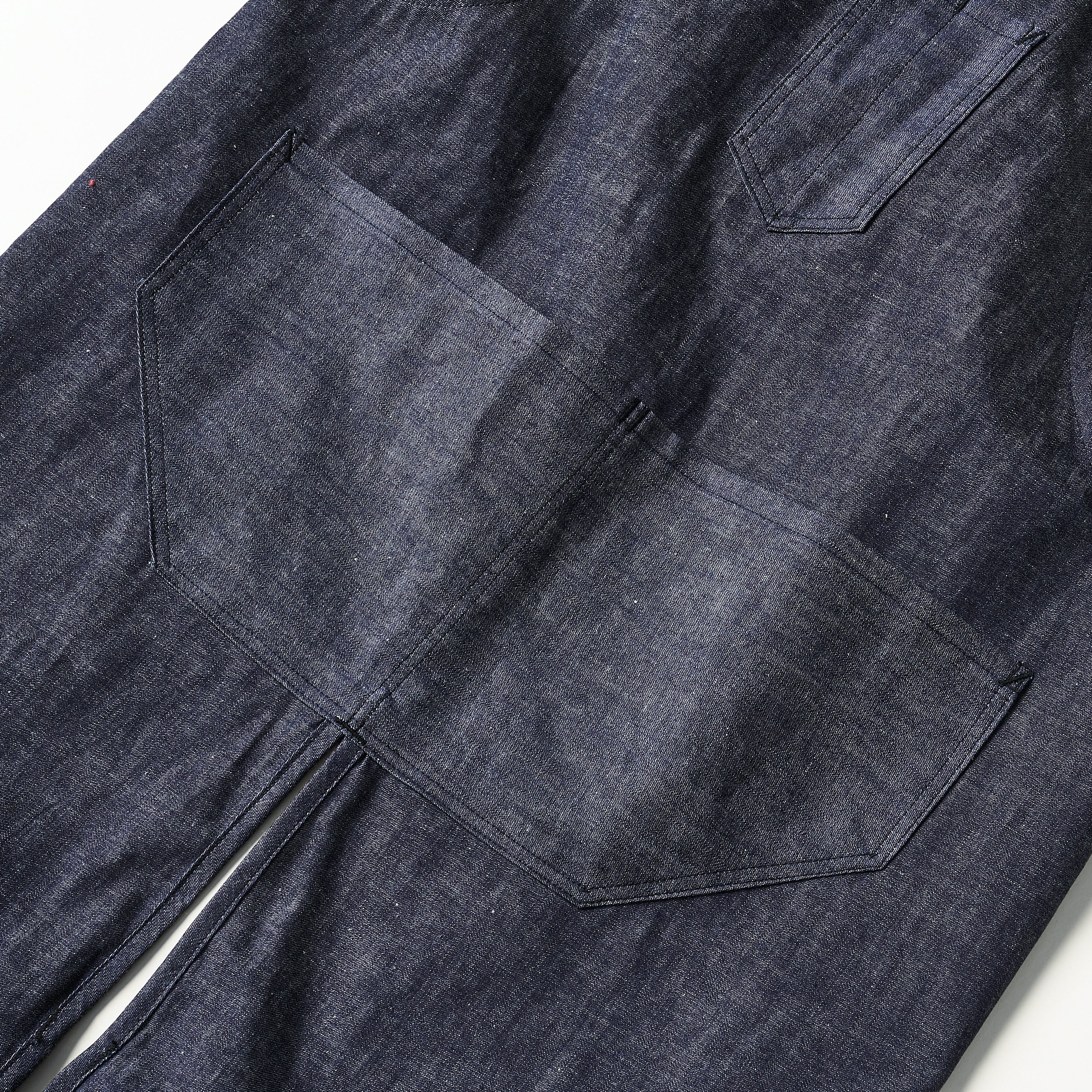 #3801-5D POST Apron #1 : 5 oz. denim indigo