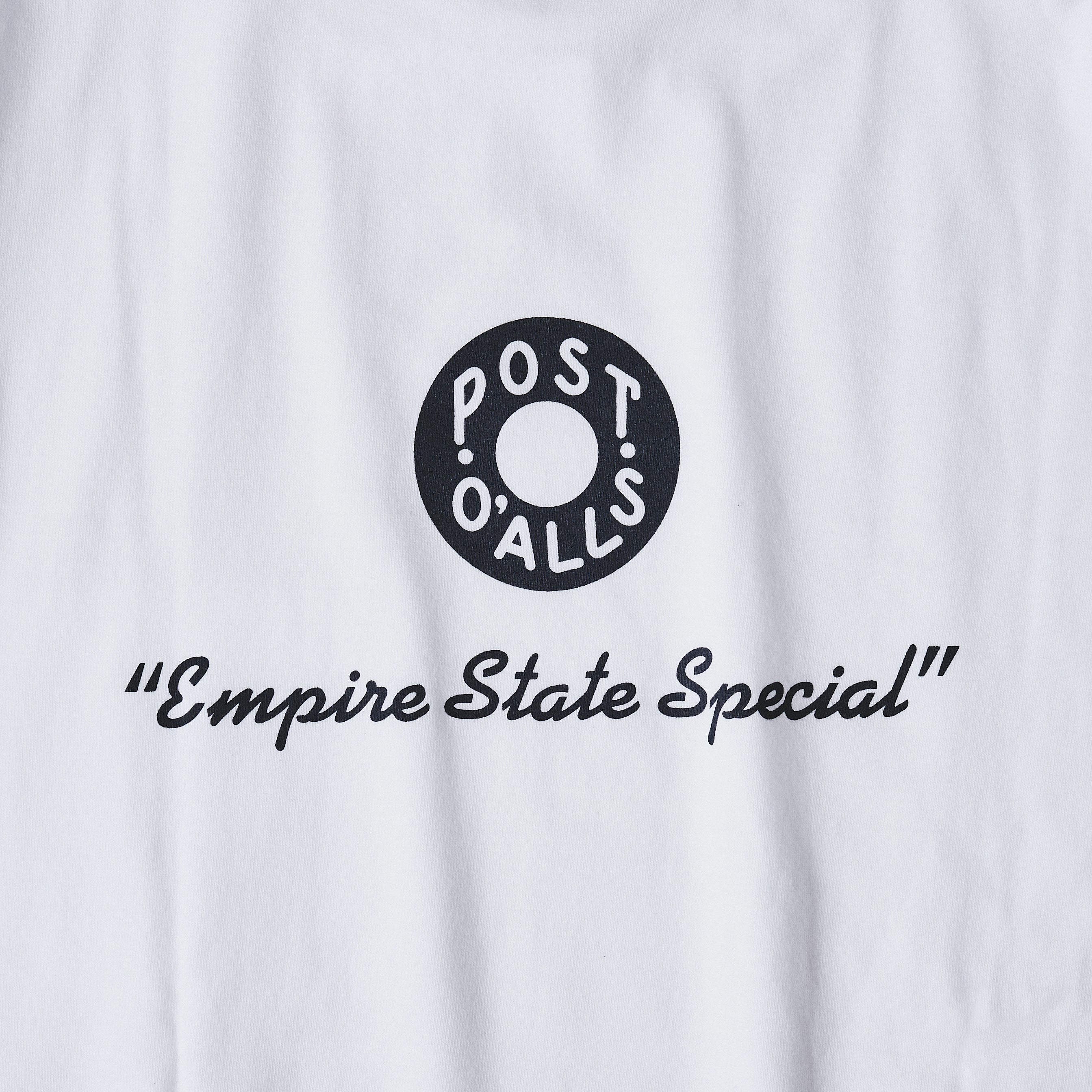 #3005 ESS pocket tee : cotton jersey white grey print (Shop Special)
