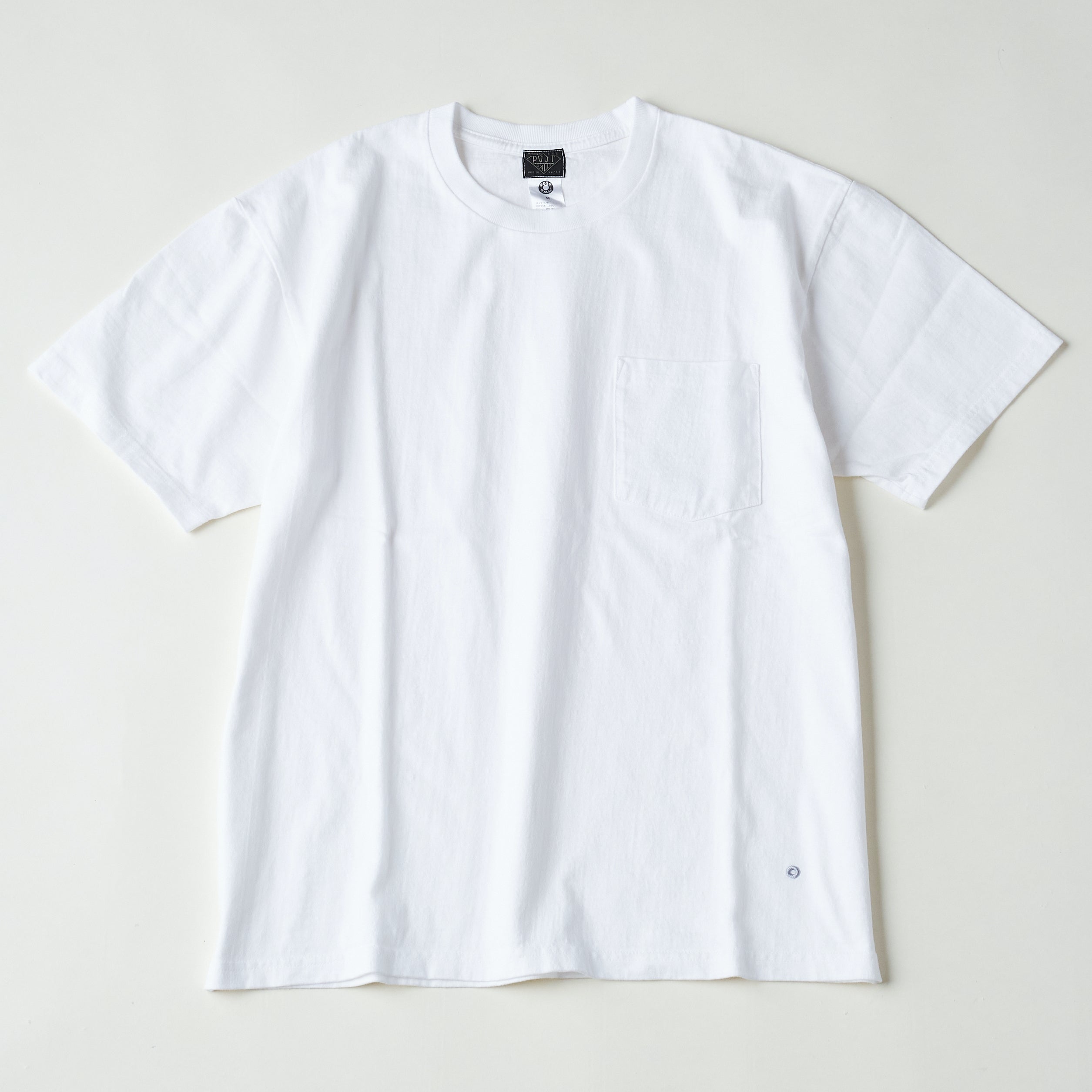 #3614 Crew Pocket Tee HJW : heavyweight jersey white