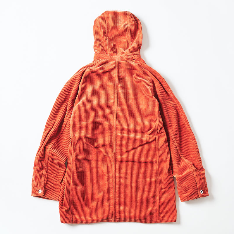 Post Overalls x Battenwear SB40 W/Hood : 5 Wale corduroy Burnt Orange 