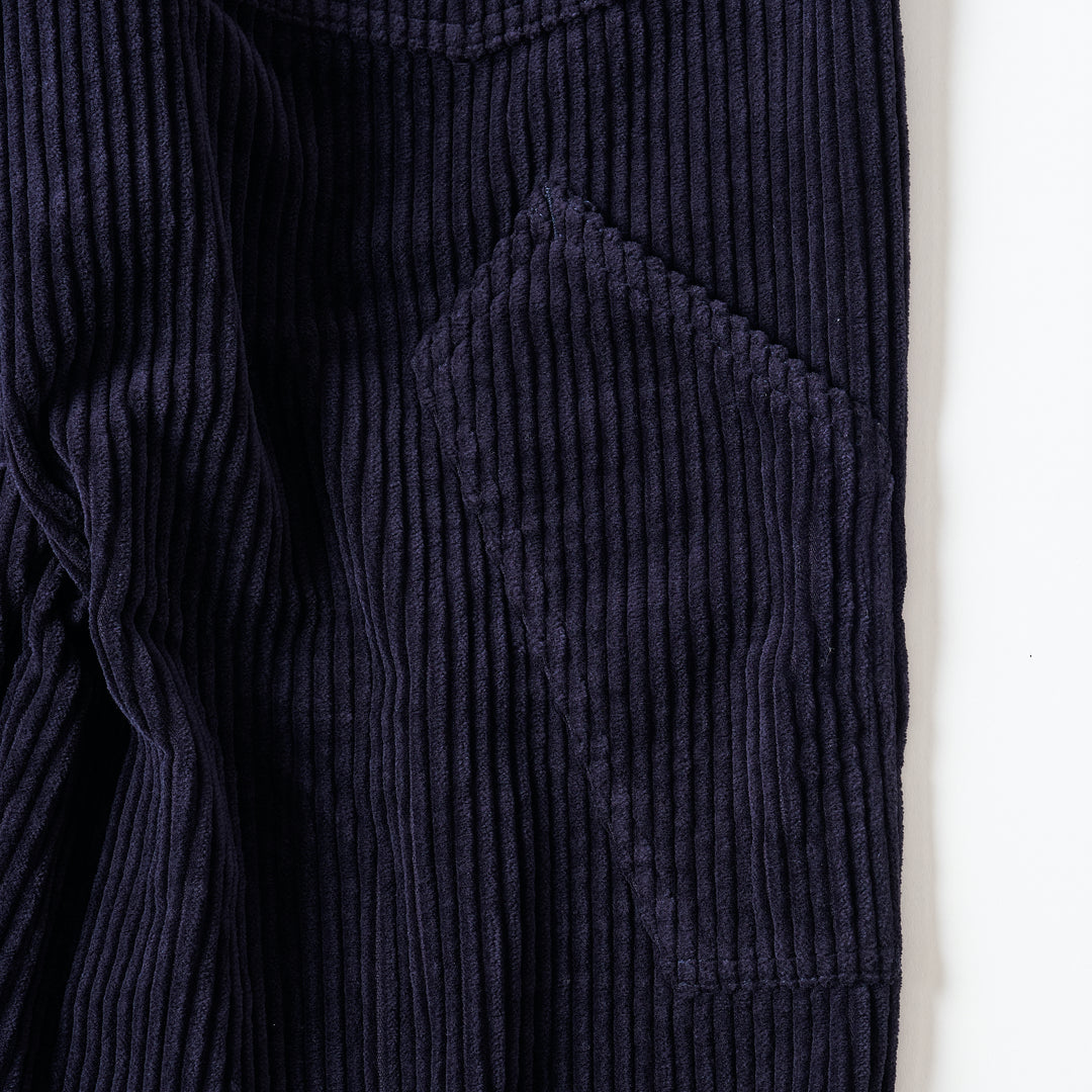 post overalls デッキワーカーパンツ コーデュロイ Post Overalls x Battenwear Army Pants : 5 Wale corduroy Navy