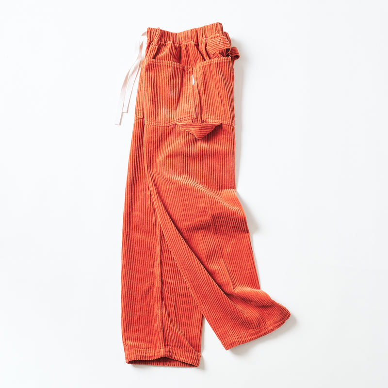 Post Overalls x Battenwear Army Pants : 5 Wale corduroy Burnt Orange