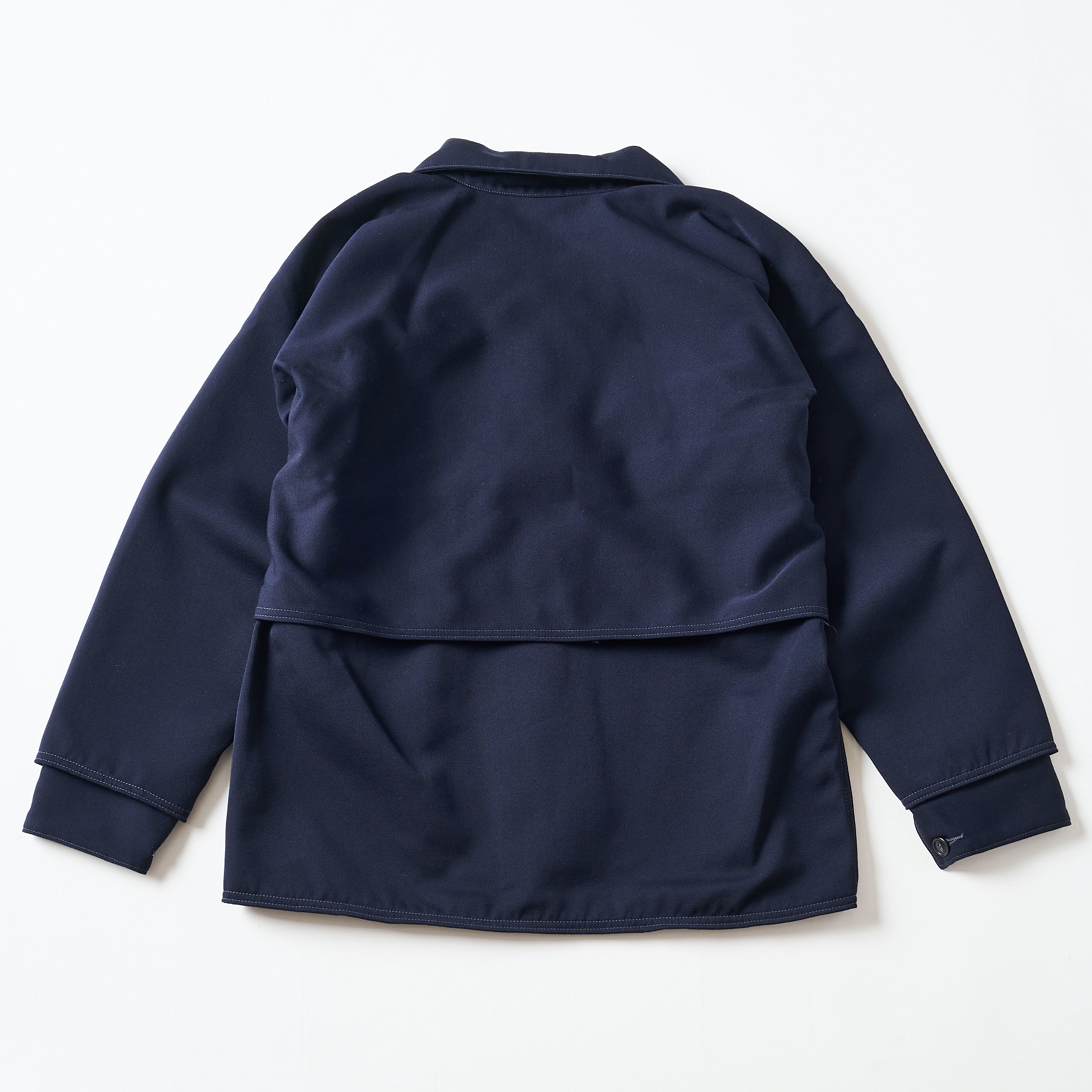 #2133 POST LOGGER / wool cavalry twill navy