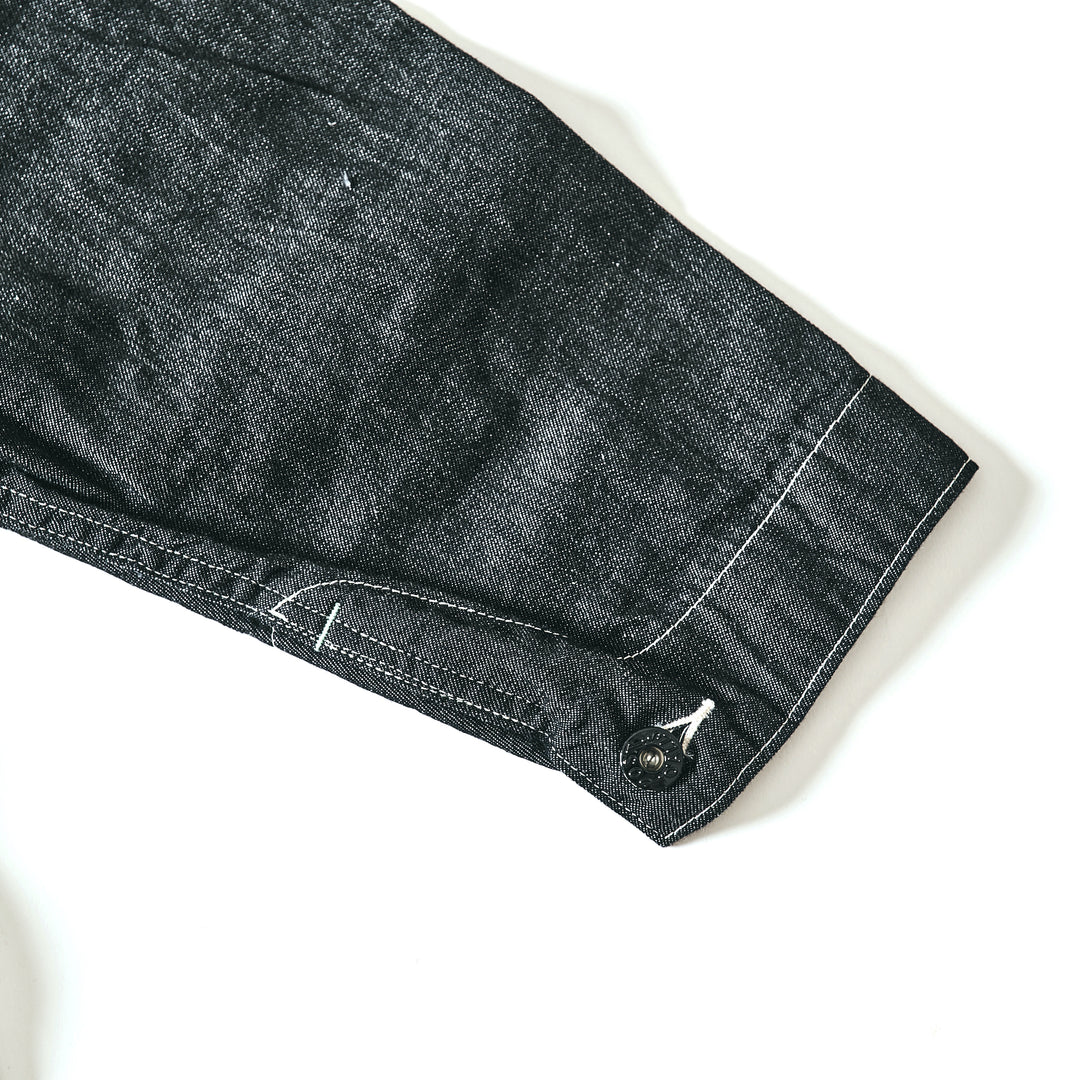 1110-8DB MECHANIC BLOUSE : 8 oz. denim black – POST OʼALLS 1110-8DB MECHANIC BLOUSE : 8 oz. denim black – POST OʼALLS