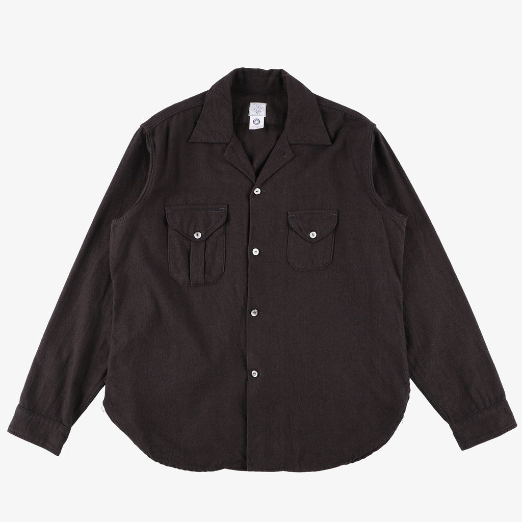 POST O'ALLS E-Z CRUZ 2 開襟 シャツ ブラック M POST O'ALLS E-Z CRUZ 2 開襟 シャツ ブラック M