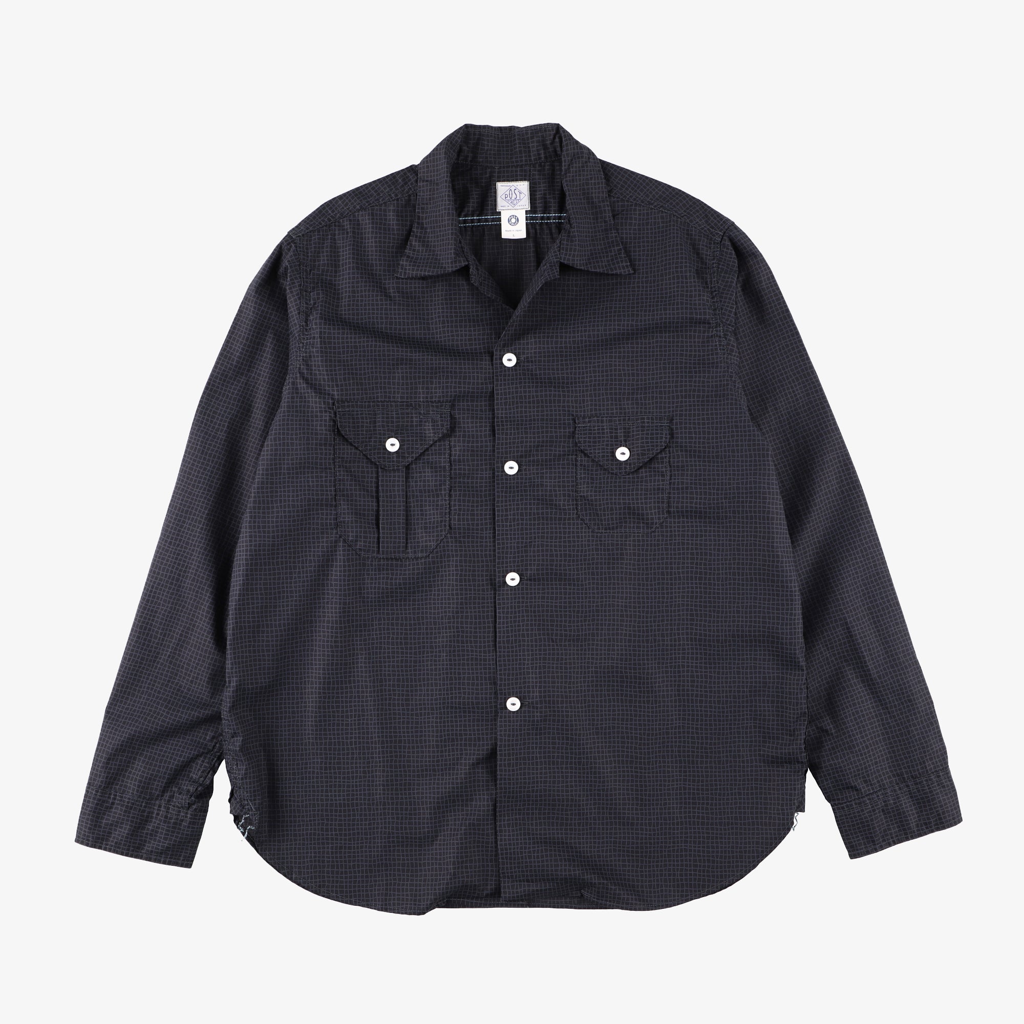 #2214R E-Z cruz Shirt R AGP : acid graph plaid black