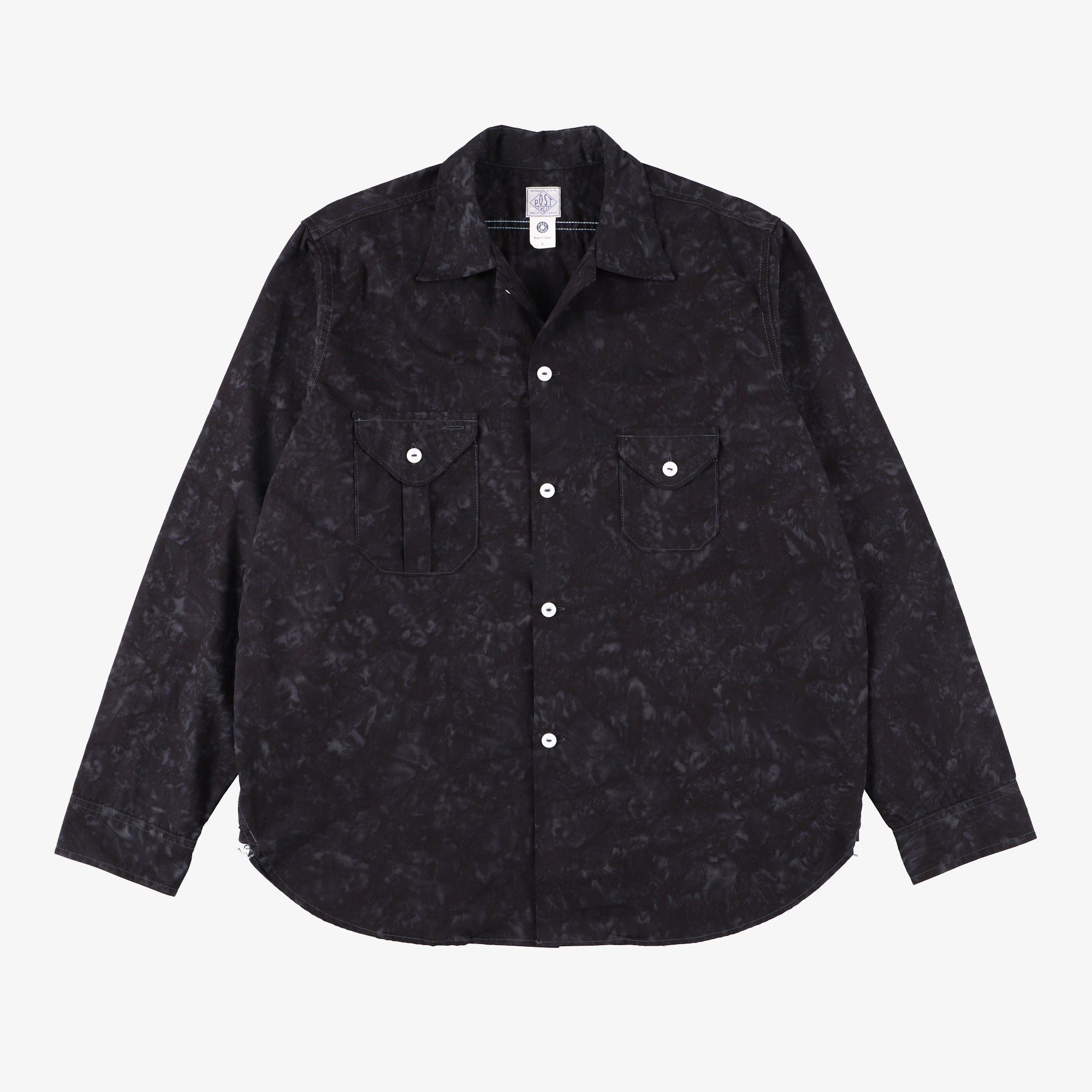 #2214R E-Z cruz Shirt R LB2 : liquid batik deep blue