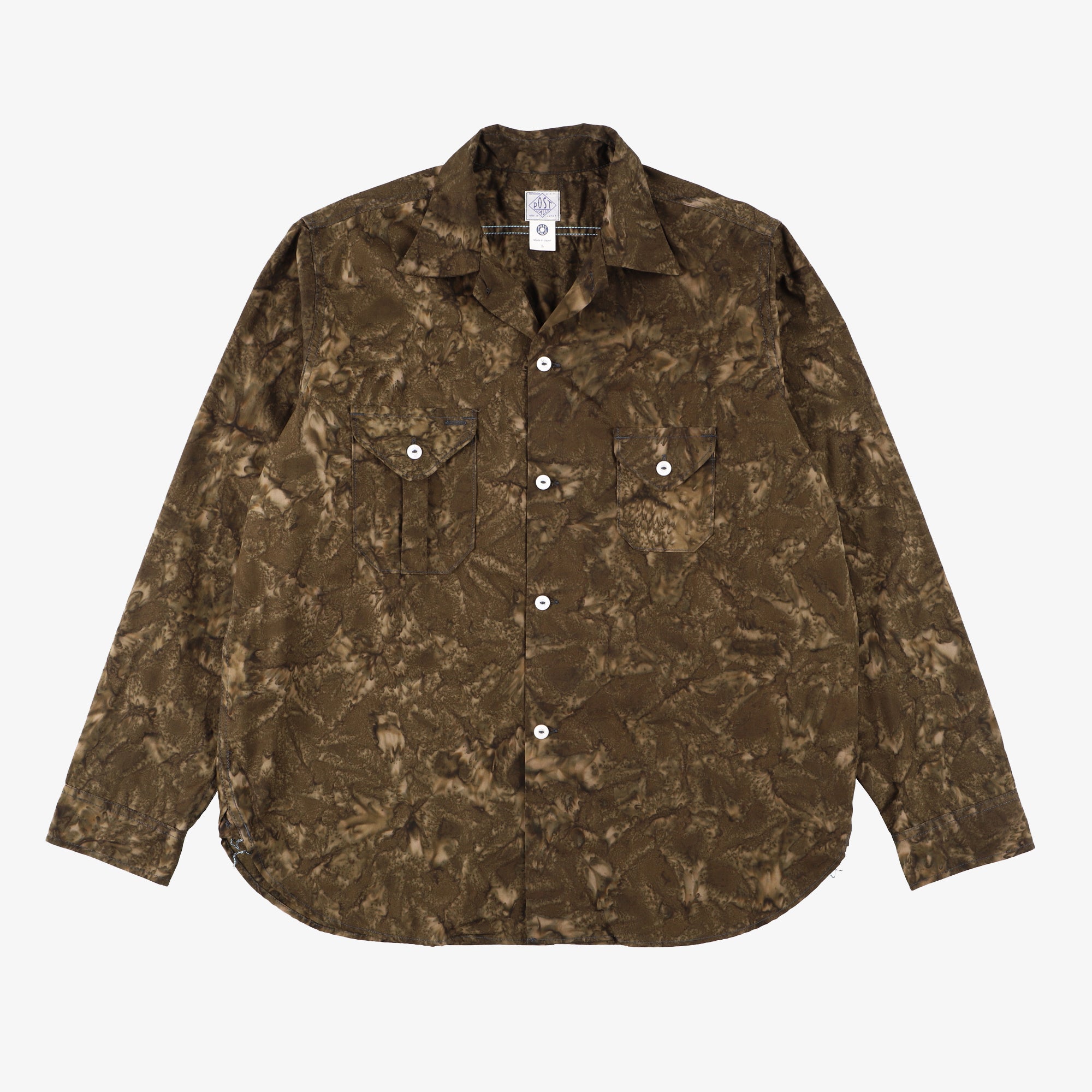 #2214R E-Z cruz Shirt R LB1 : liquid batik brown