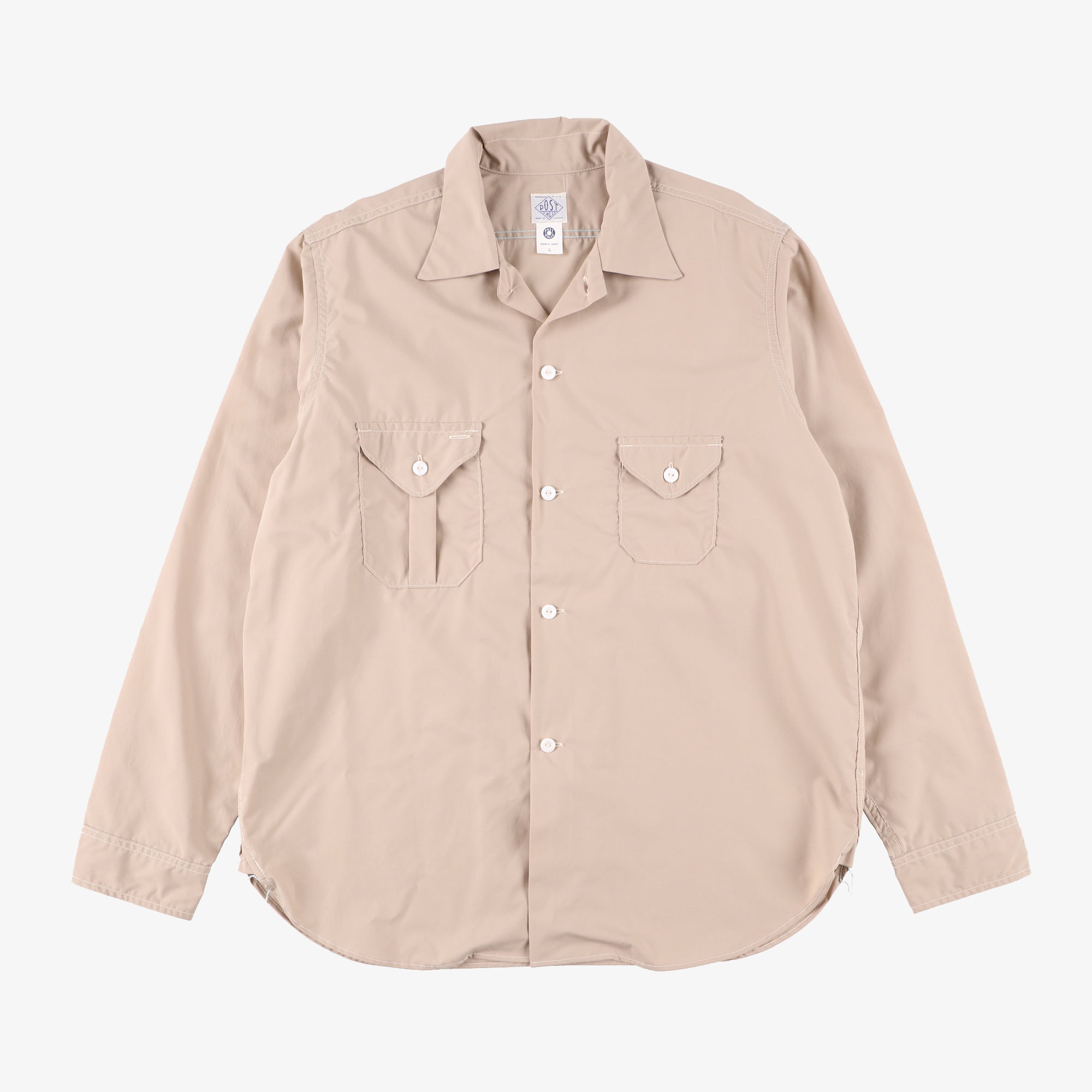 #2214R EZ cruz Shirt R CT3 : cotton typewriter khaki – POST OʼALLS