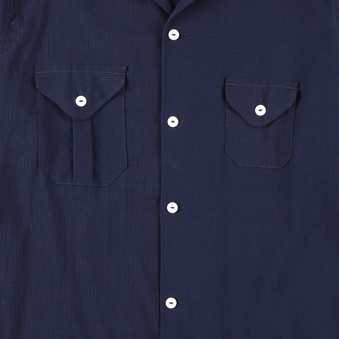 トップス post overalls E-Z CRUZ SHIRT R 2214R E-Z cruz Shirt R CC1 : crepe combo navy – POST OʼALLS