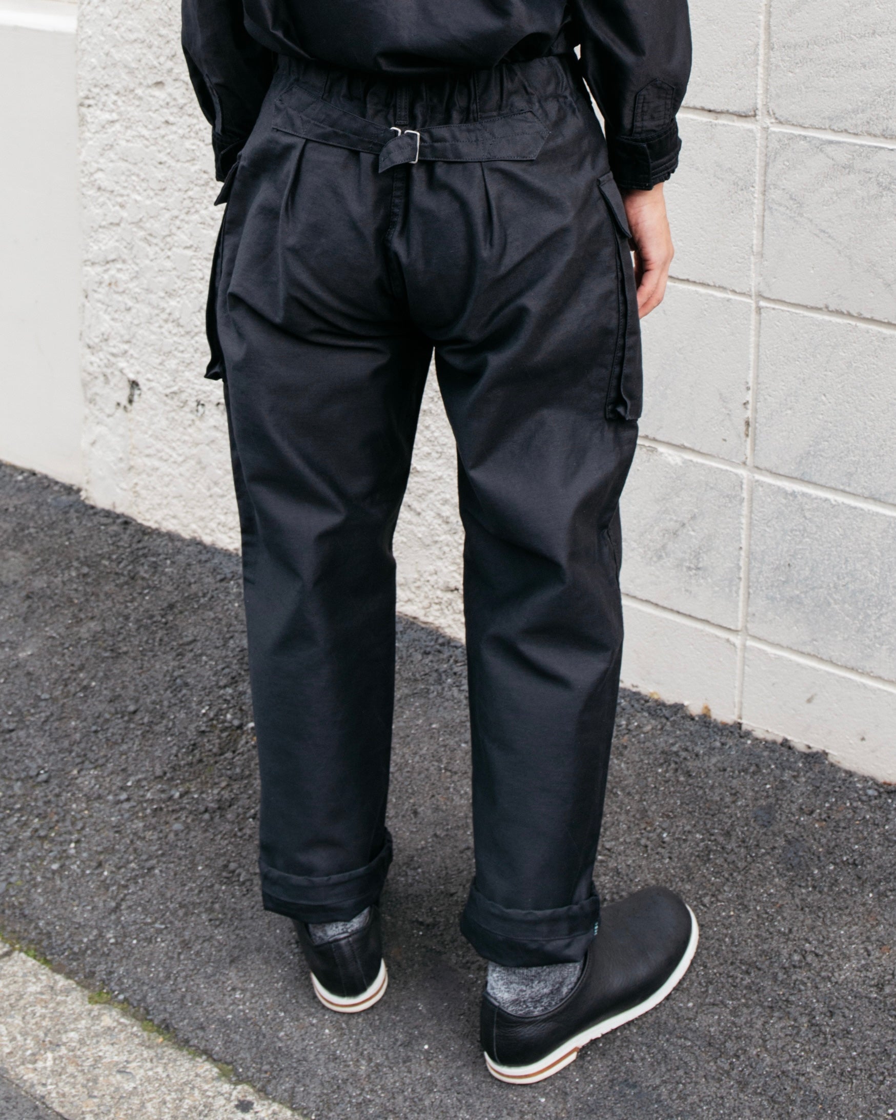 #3308-VM1 E-Z WALKABOUT Pants : vintage moleskin black