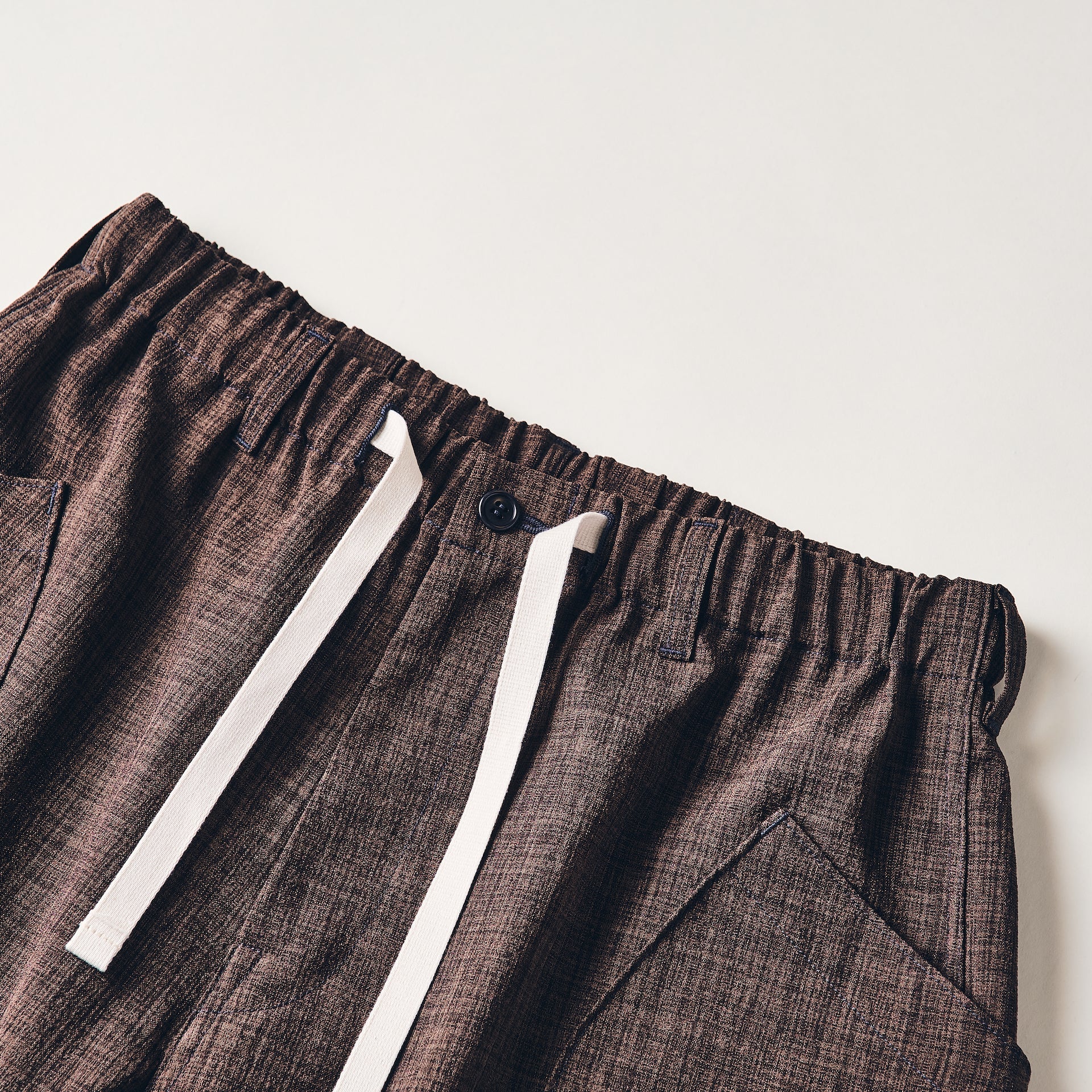 #2323E-PHB E-Z DEE`s Shorts : poly heather brown