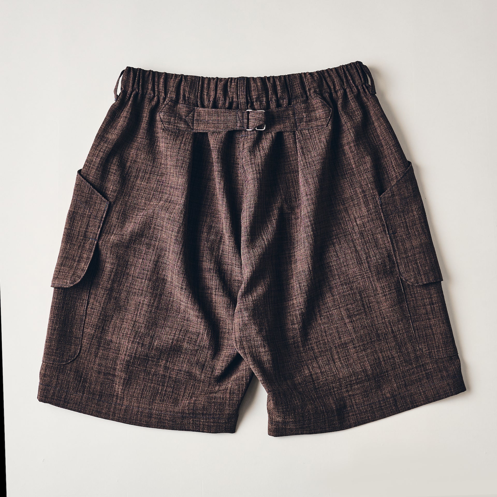 #2323E-PHB E-Z DEE`s Shorts : poly heather brown