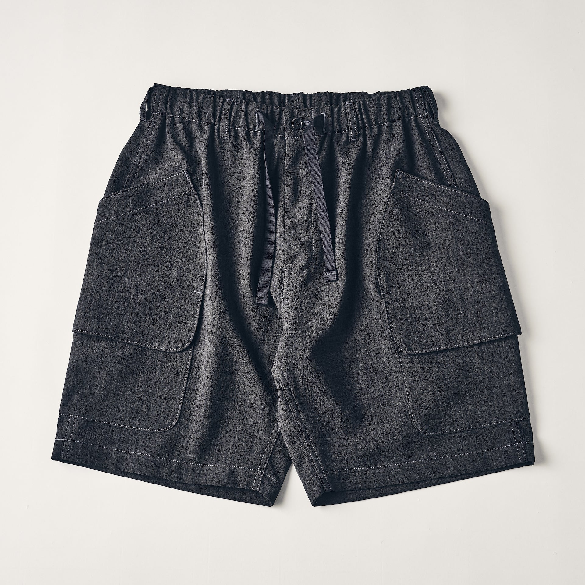 #2323E-PHD E-Z DEE`s Shorts : poly heather dark charcoal