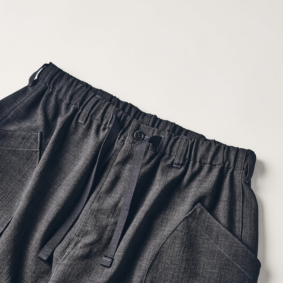 2323E-PHD E-Z DEE`s Shorts : poly heather dark charcoal