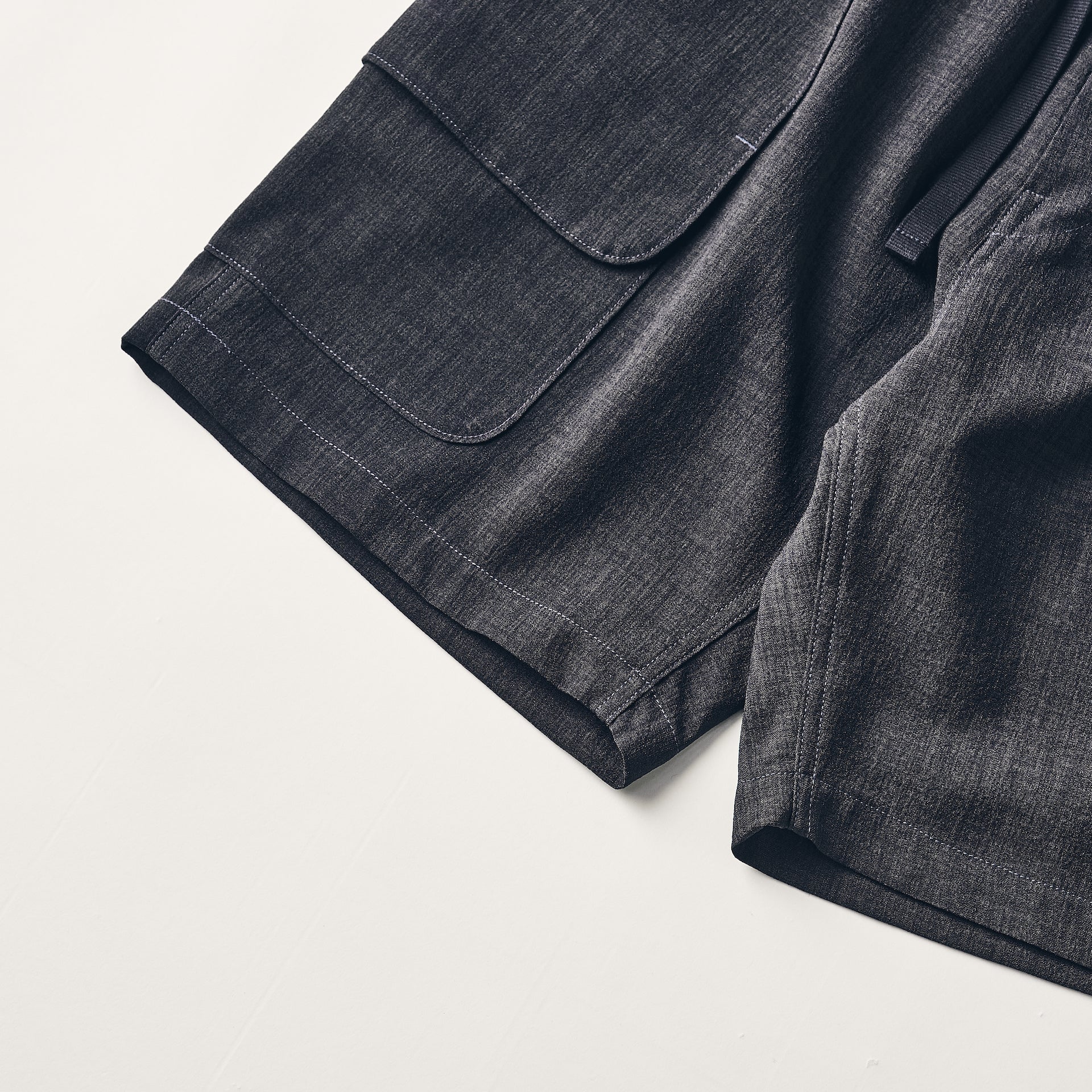 #2323E-PHD E-Z DEE`s Shorts : poly heather dark charcoal