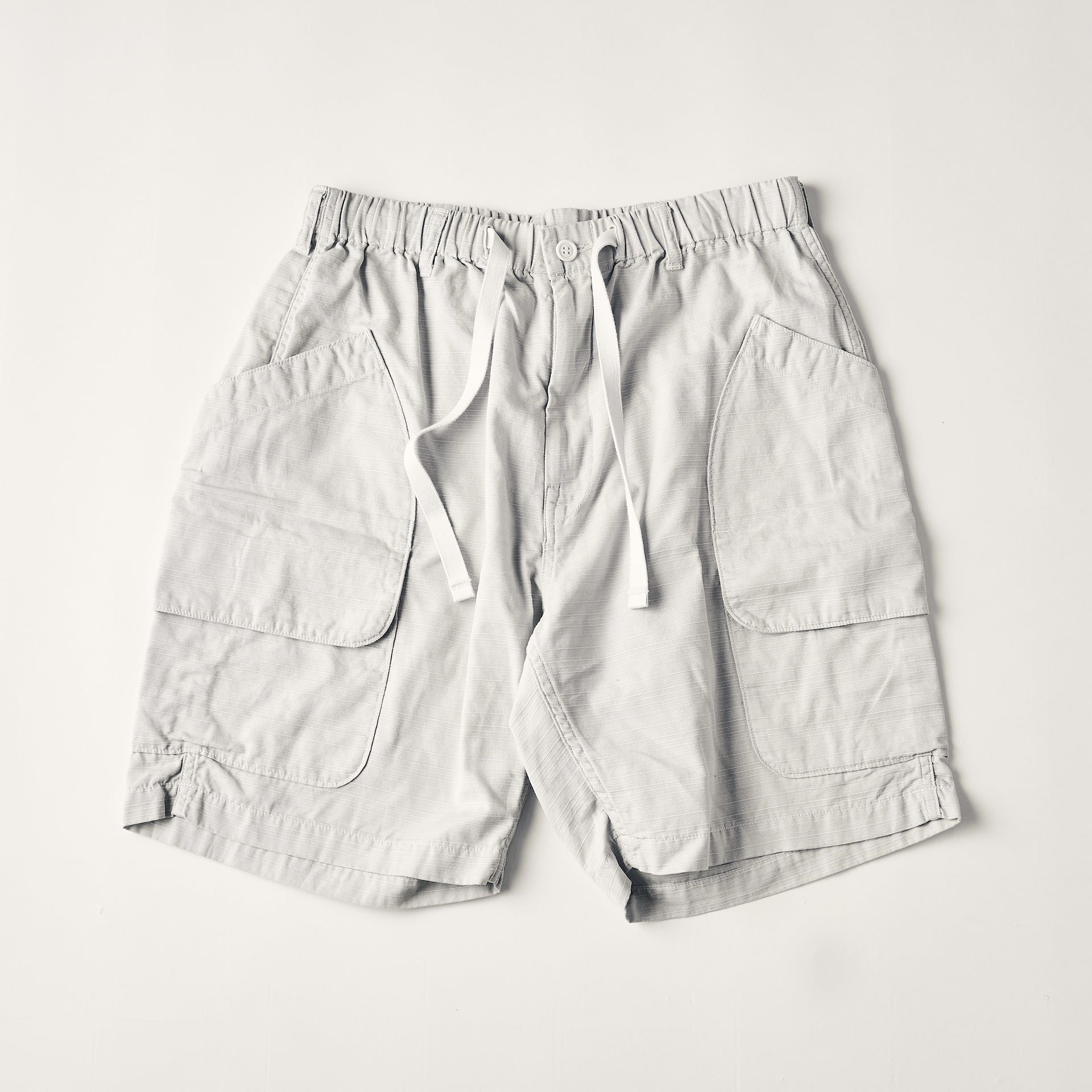 #2323E-RST E-Z DEE`s Shorts : ribby twill stone