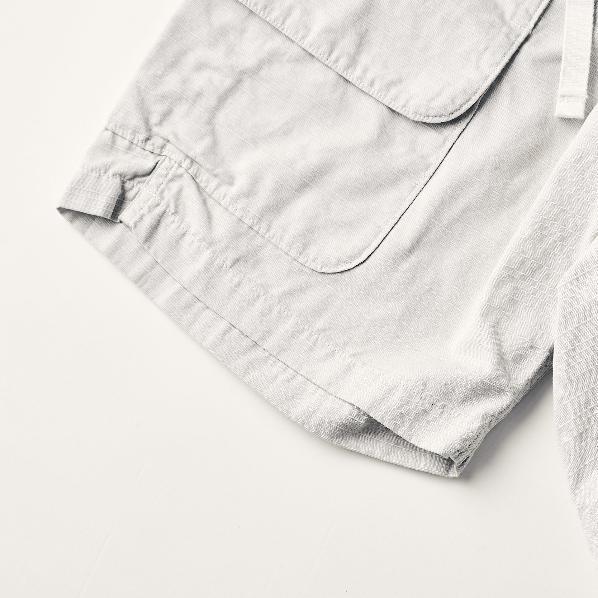 #2323E-RST E-Z DEE`s Shorts : ribby twill stone