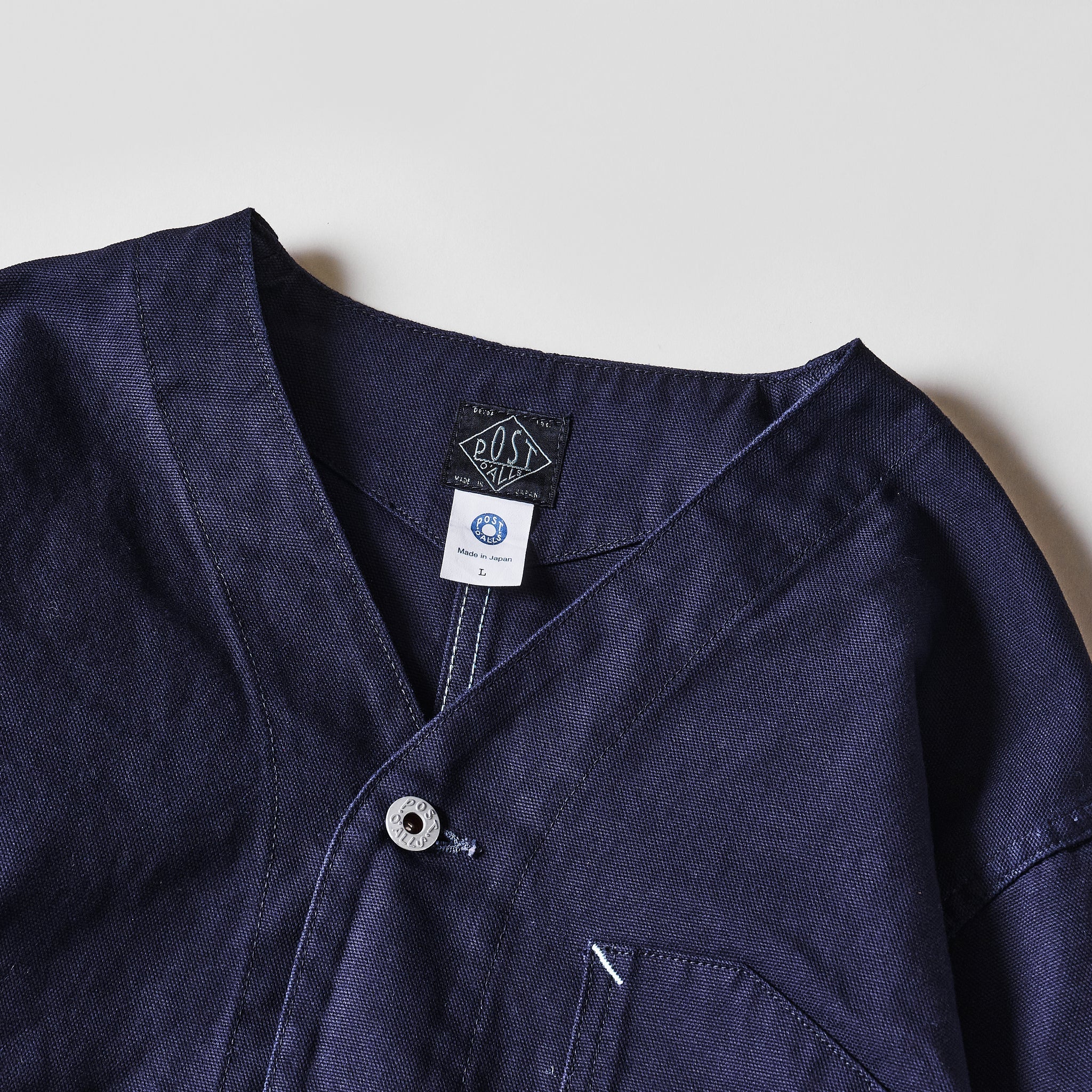 #1104-COD Stoker's Jacket : cotton canvas dark navy