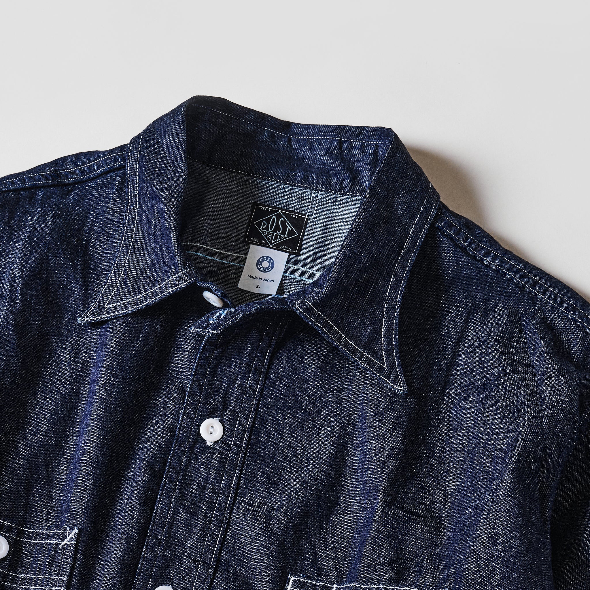 #1202-LDI No.2 Shirt  : light denim indigo (23FW)