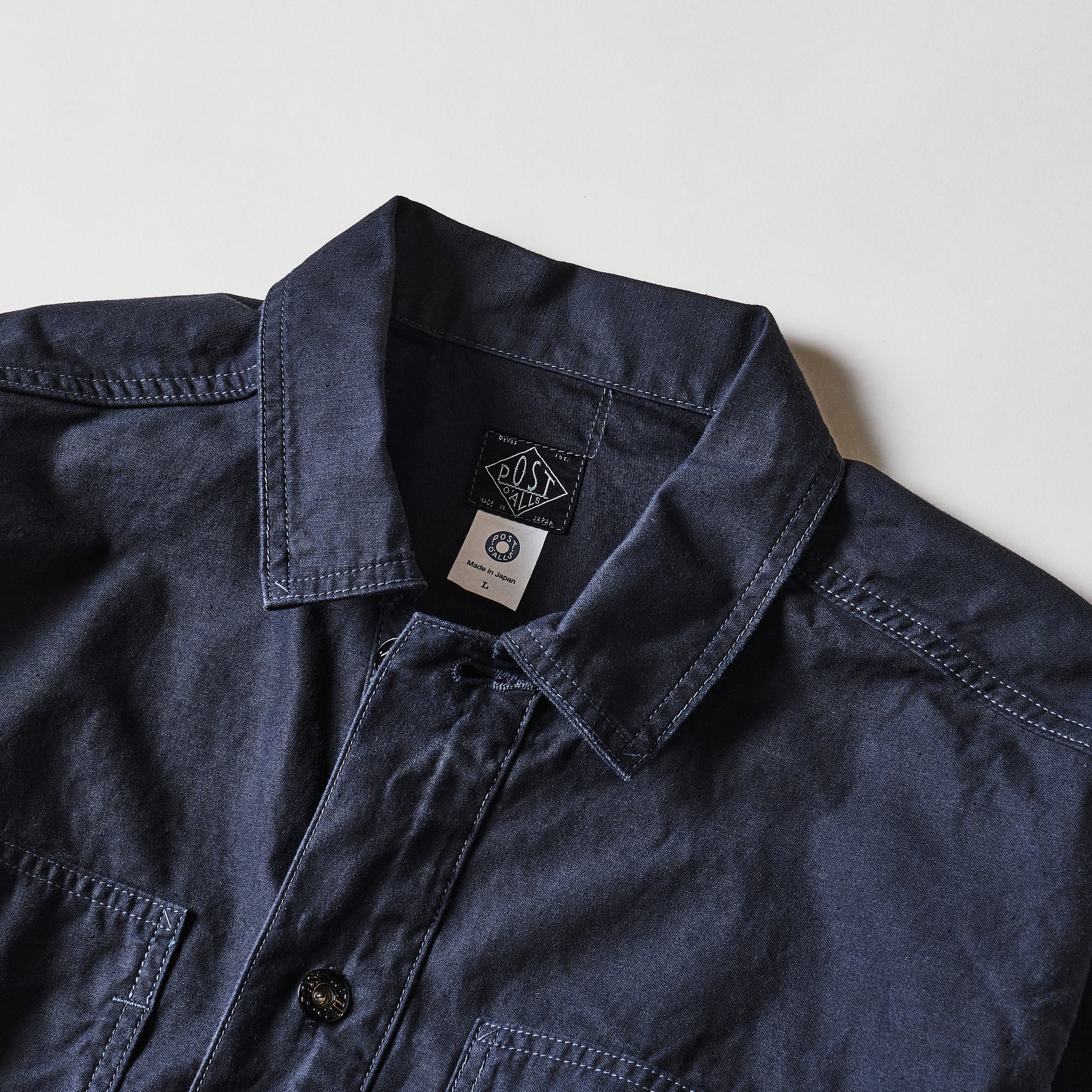 #1204-VMC Army Shirt : vintage sateen charcoal (23FW)