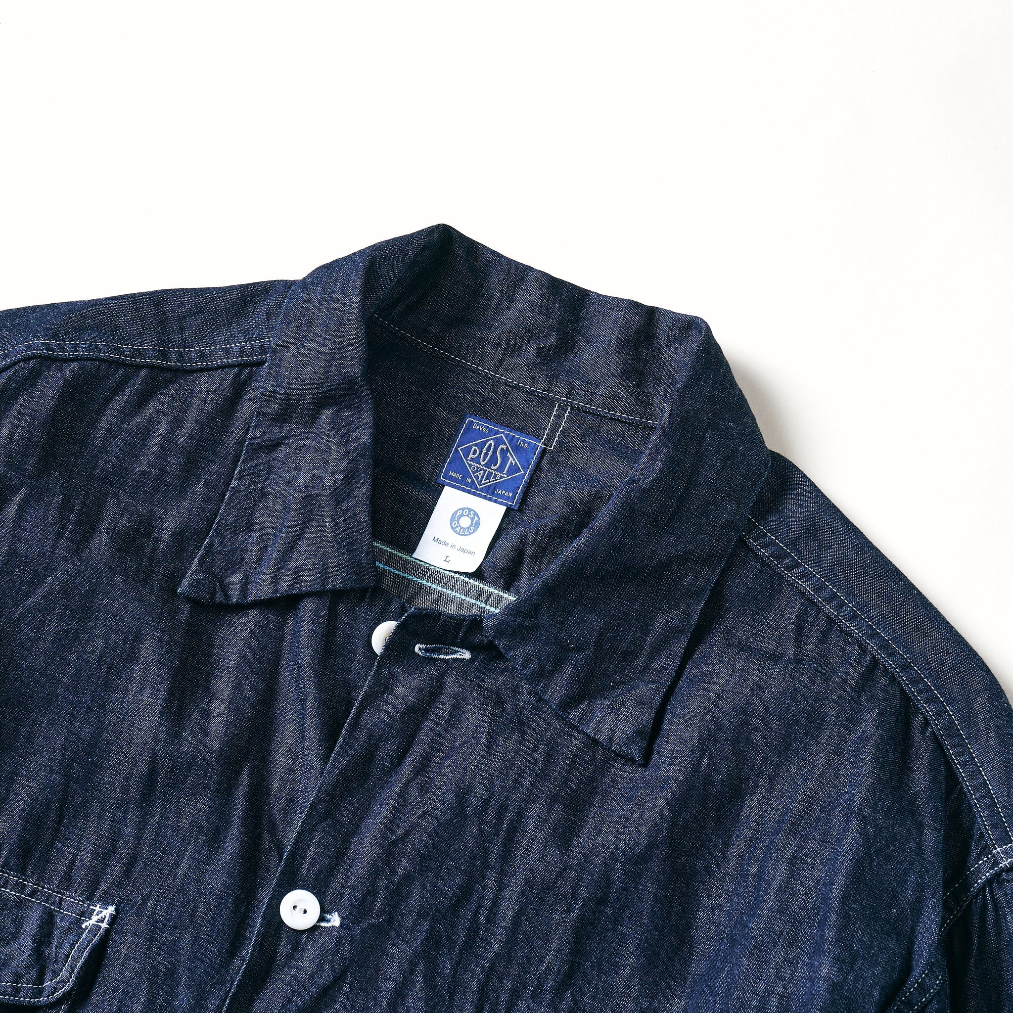 #1208-LDI New Shirt: light denim indigo