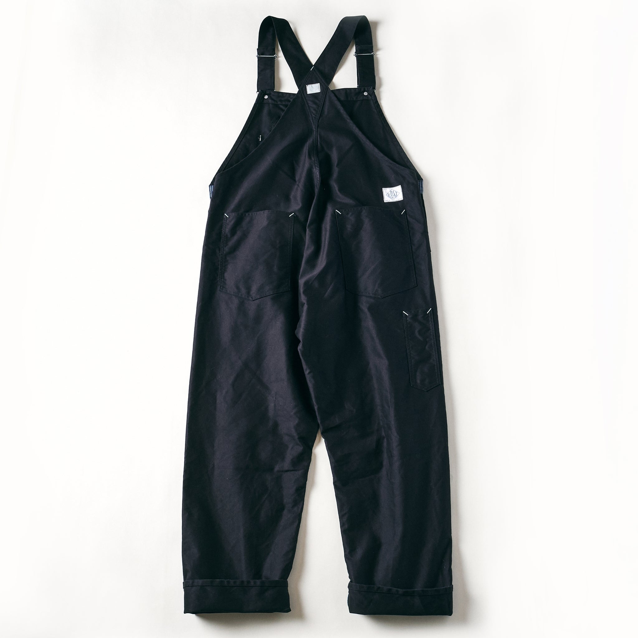#1401-MB No.1 Overalls : vintage moleskin black