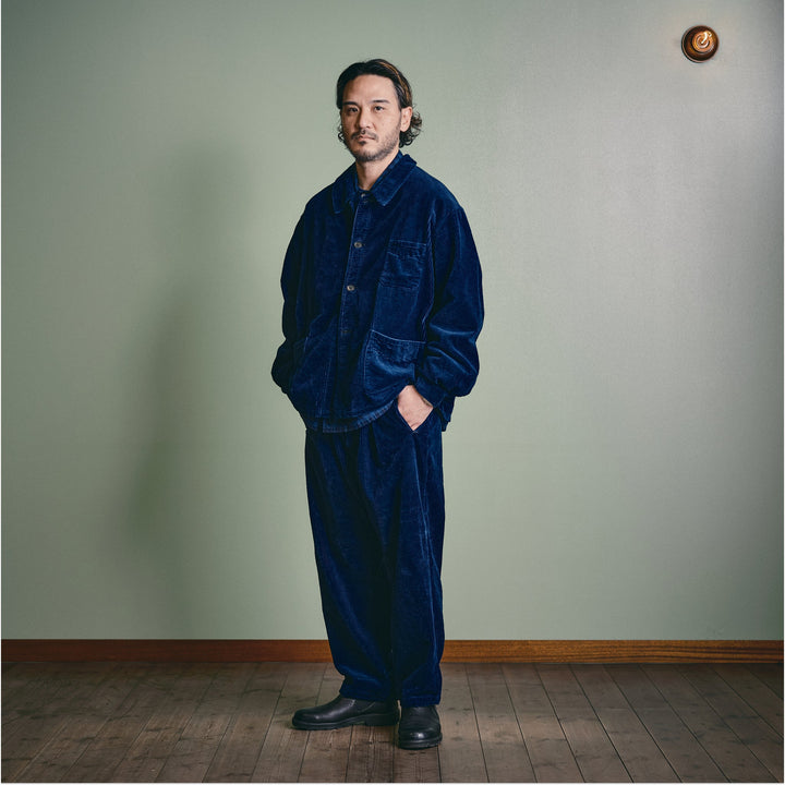 パンツ E-Z LAX 4 (Widewale Cords) sizeM 3315-WCI E-Z Lax 4 : widewale cords indigo – POST OʼALLS
