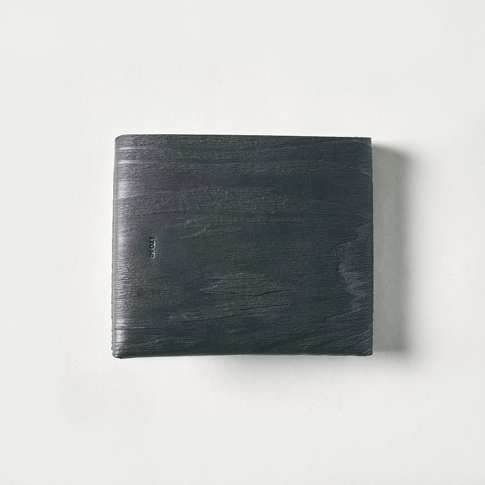 #4301-PT Plywood Leather Wallet : plywood leather taupe