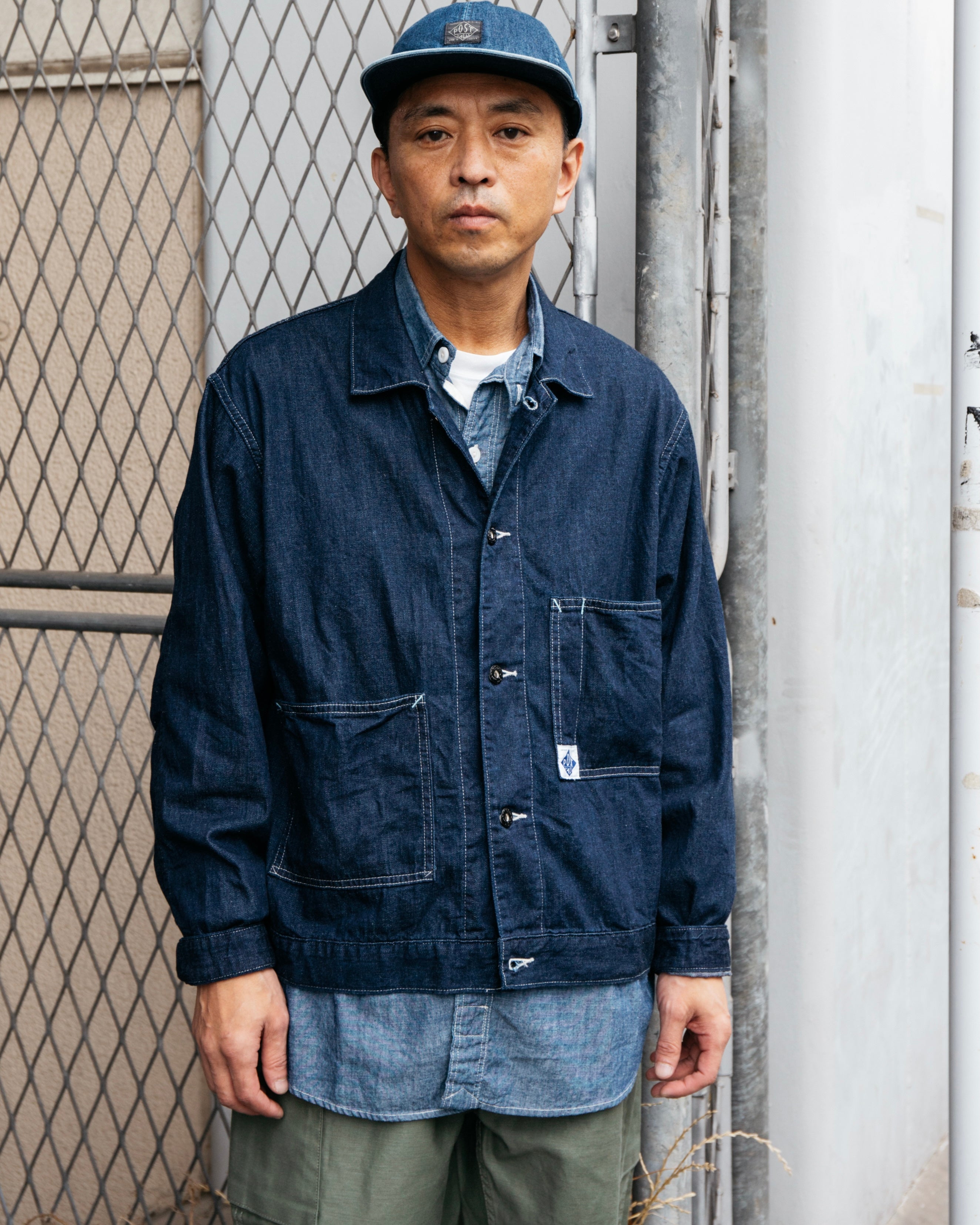 #1110-8DI MECHANIC BLOUSE : 8 oz. denim indigo