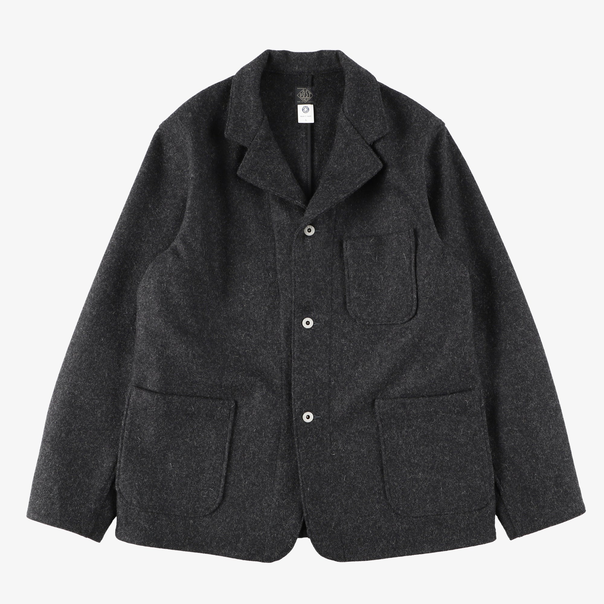 #3101 OK Rider 2 WM1 / wool melton dark charcoal heather