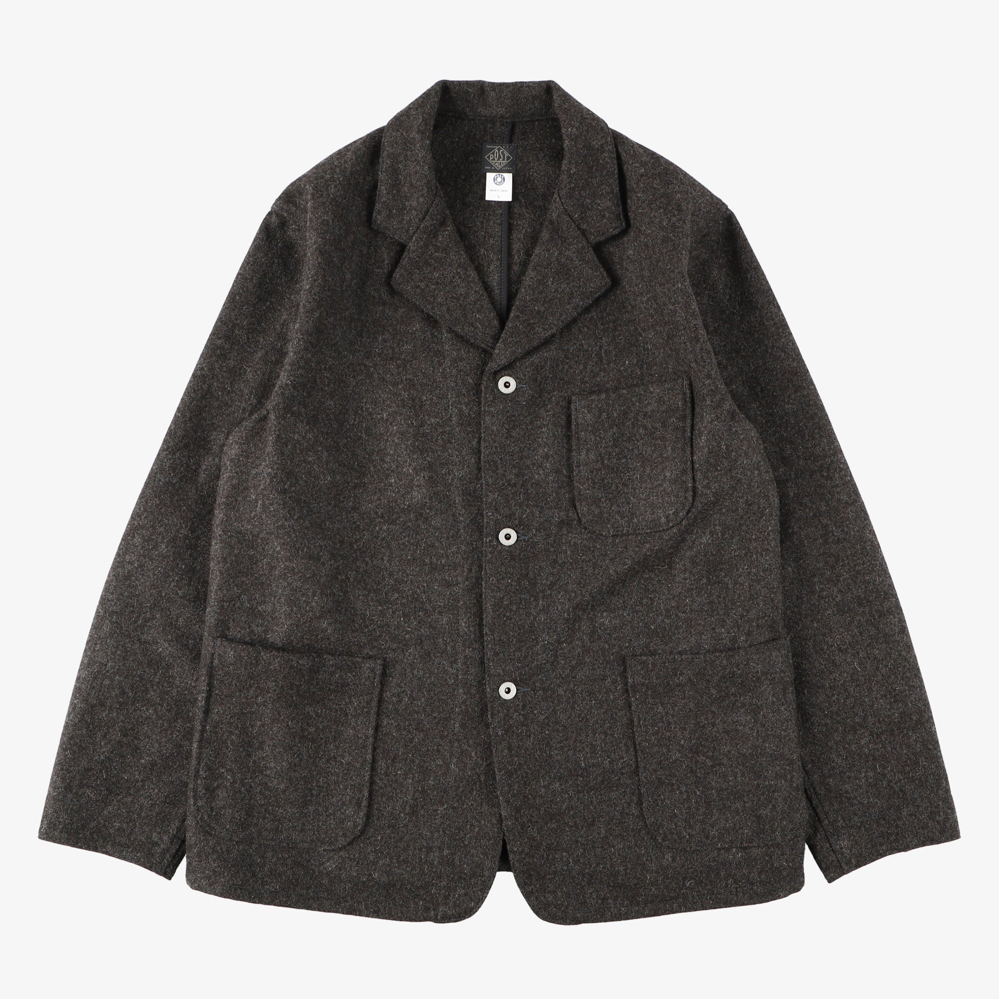 #3101 OK Rider 2 WM2 / wool melton dark brown heather
