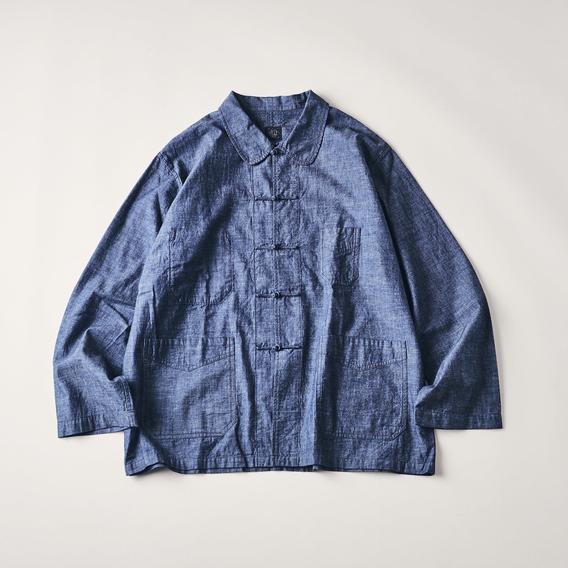 #3107-CC POST Chinois : classic chambray indigo