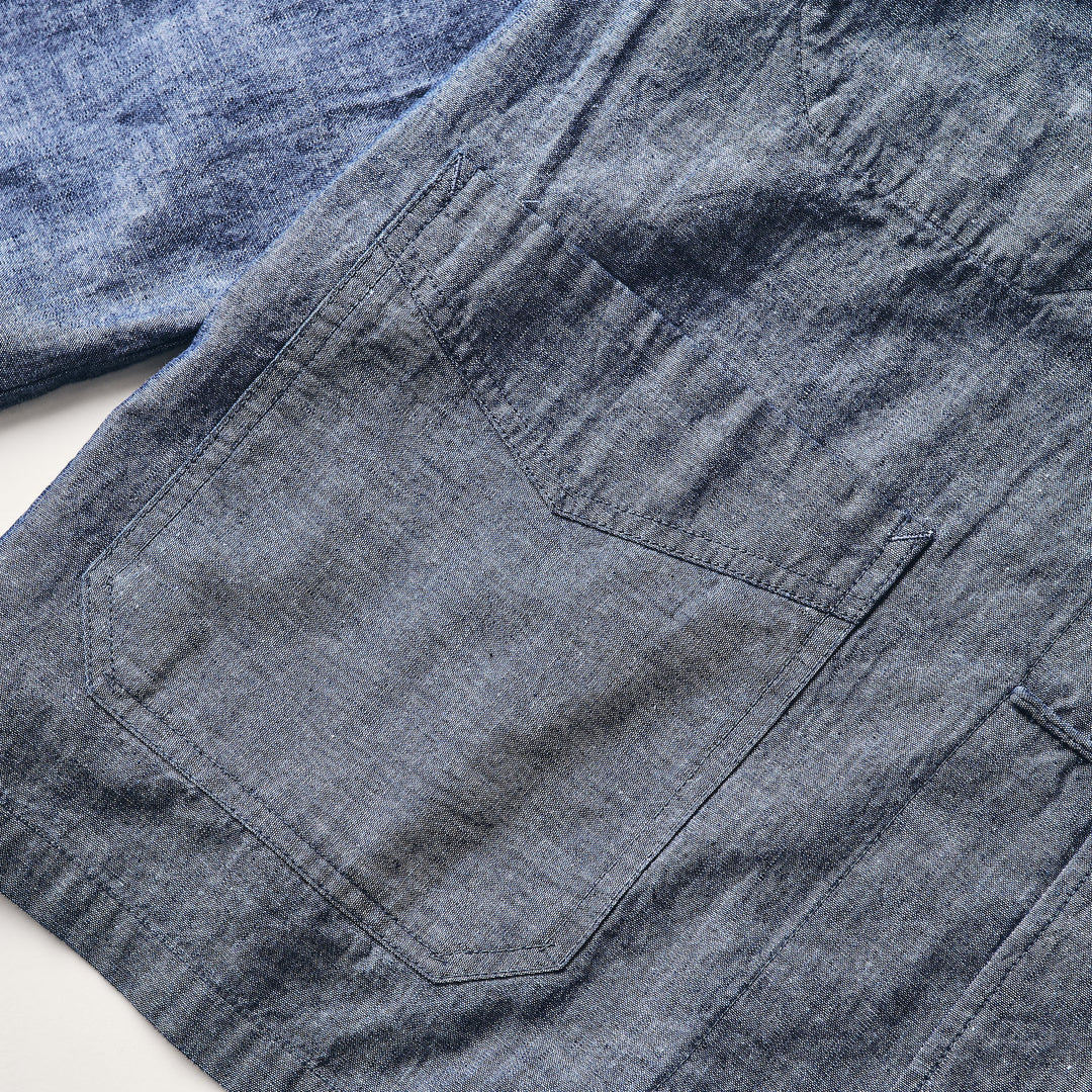 3107-CC POST Chinois : classic chambray indigo – POST OʼALLS