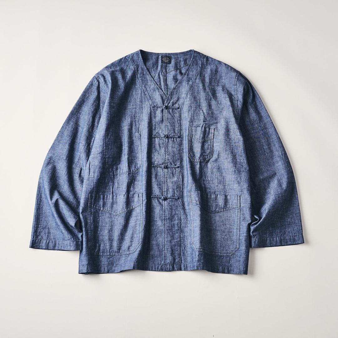 #3109-CC POST Chinois DV : classic chambray indigo – POST OʼALLS