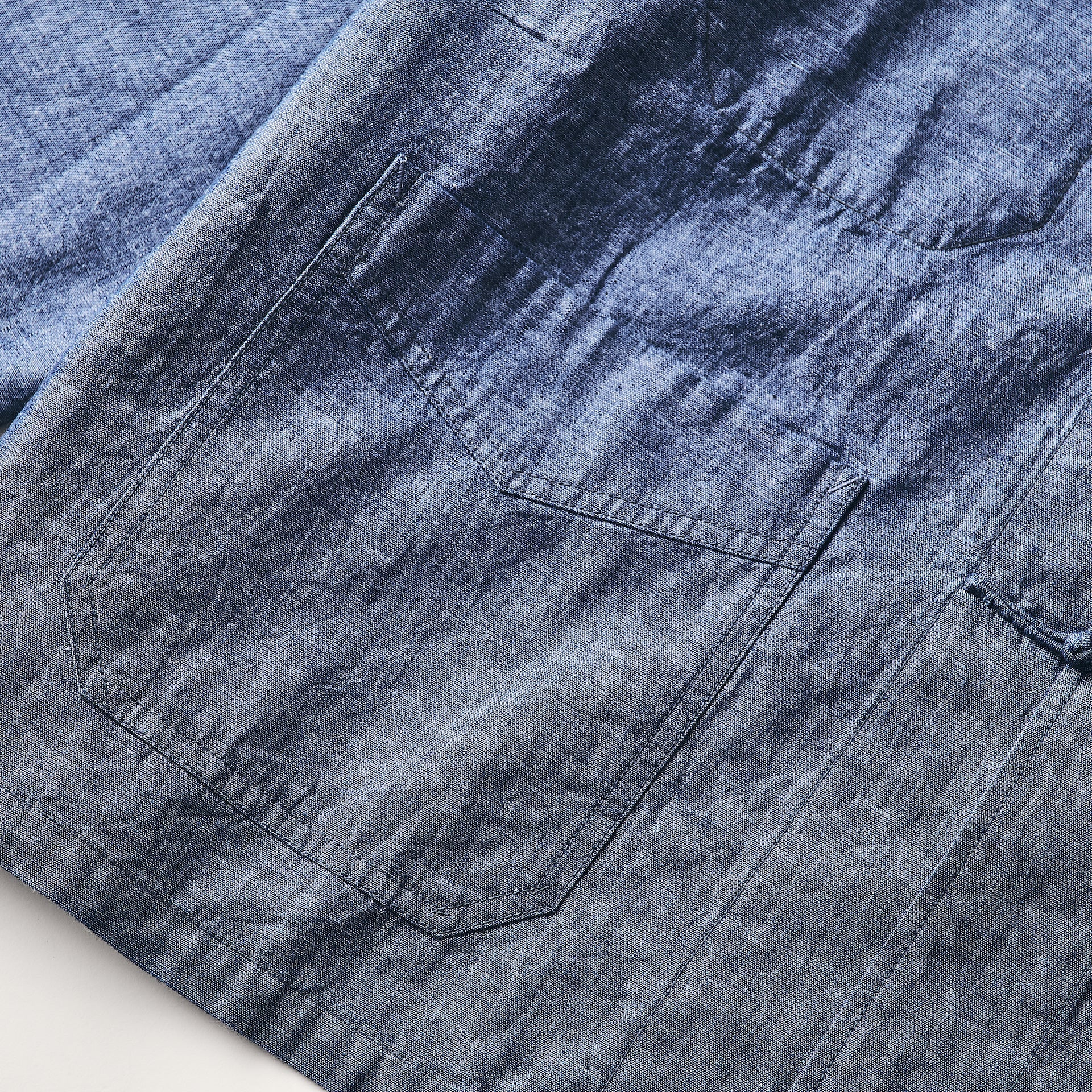 #3109-CC POST Chinois DV : classic chambray indigo