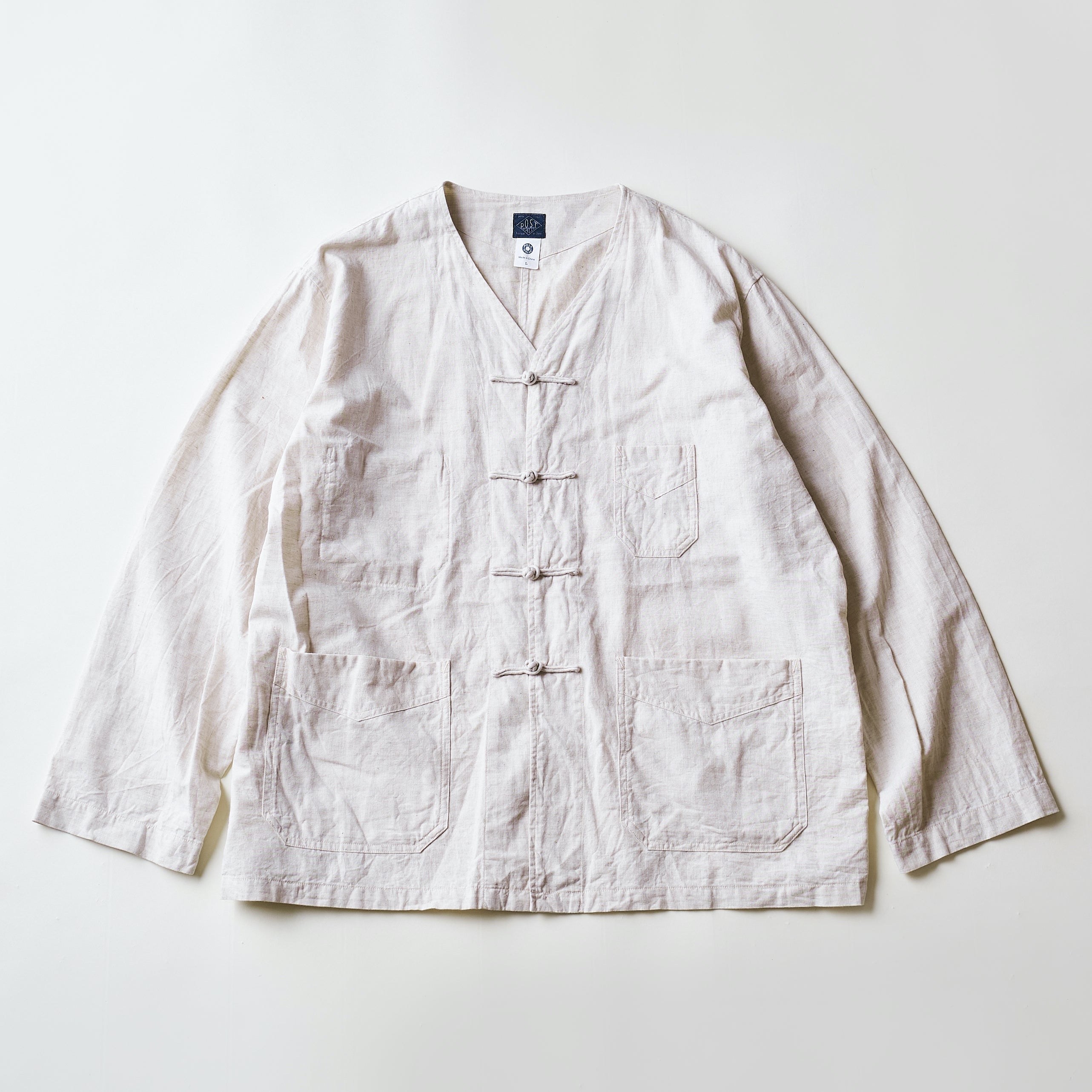 #3109-CLN POST Chinois DV : cotton/linen natural