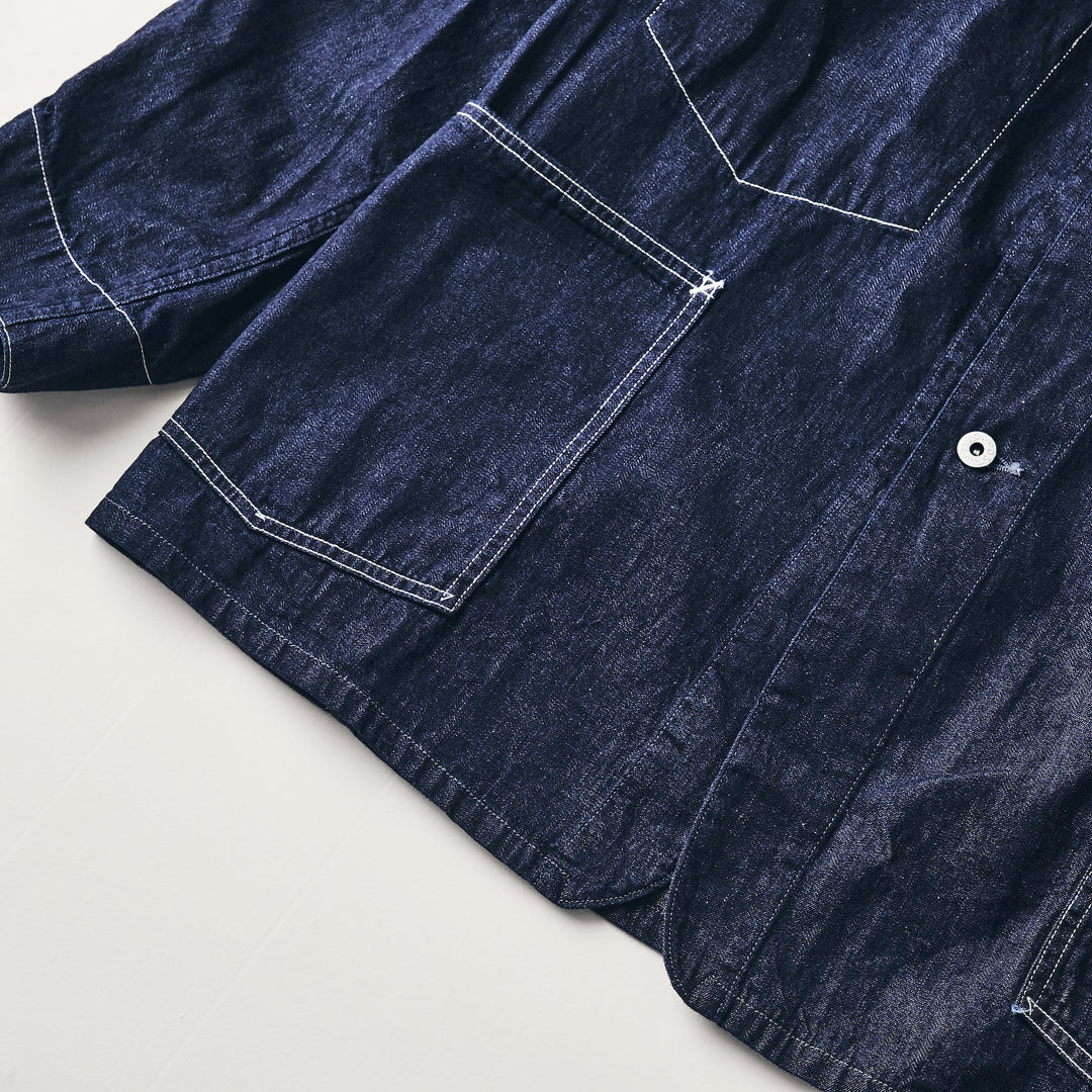 3113-8D POST 43 : 8 oz. vintage denim indigo – POST OʼALLS 3113-8D POST 43 : 8 oz. vintage denim indigo – POST OʼALLS