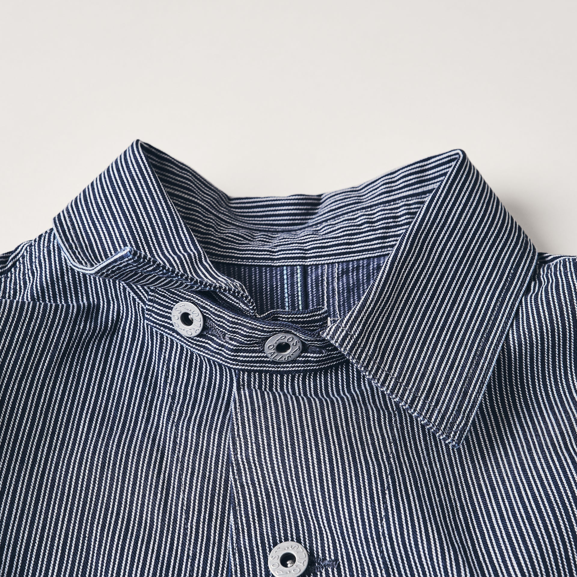 #3113-RL POST 43 : reverse liberty stripe indigo