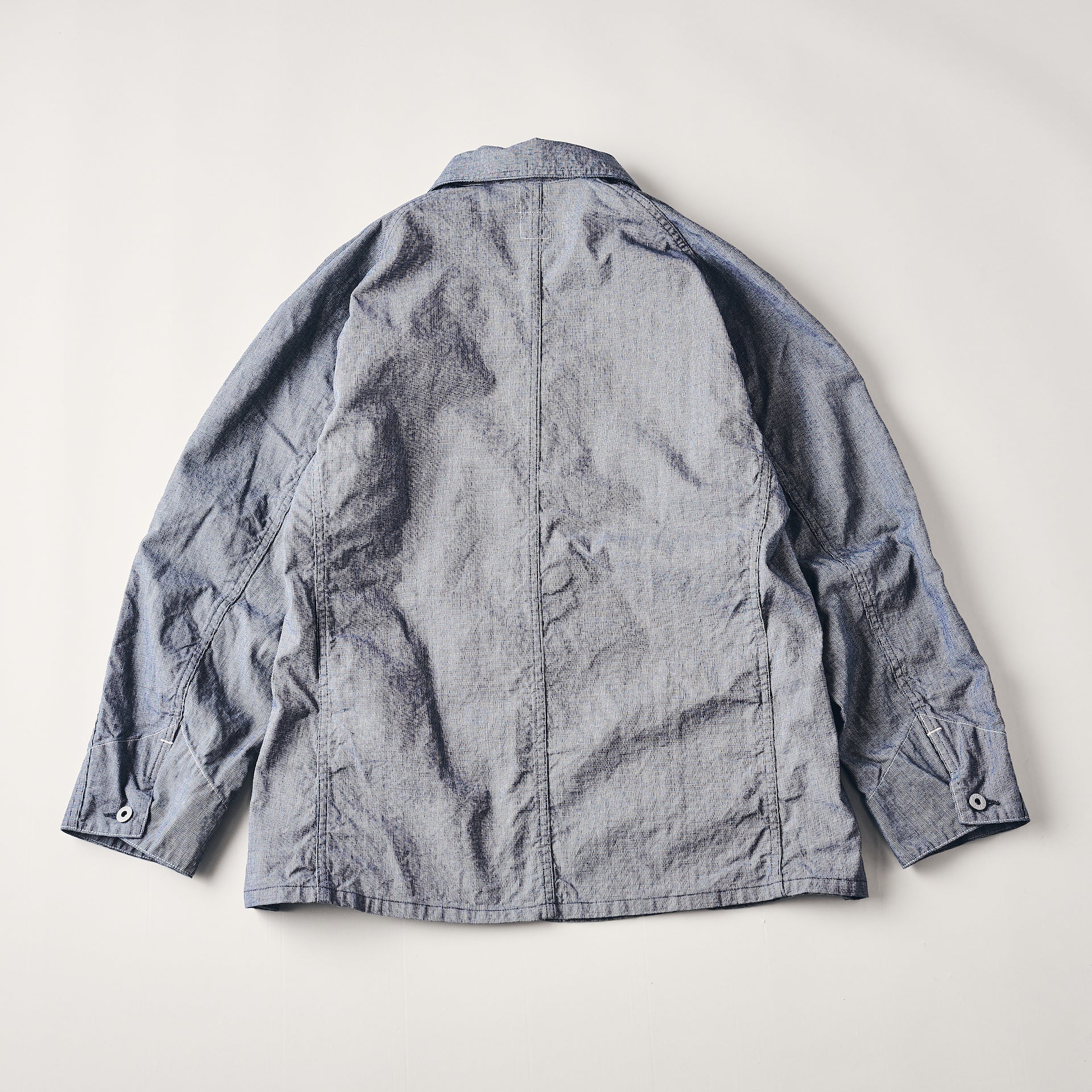 #3113-VP POST 43 : vintage pincheck indigo