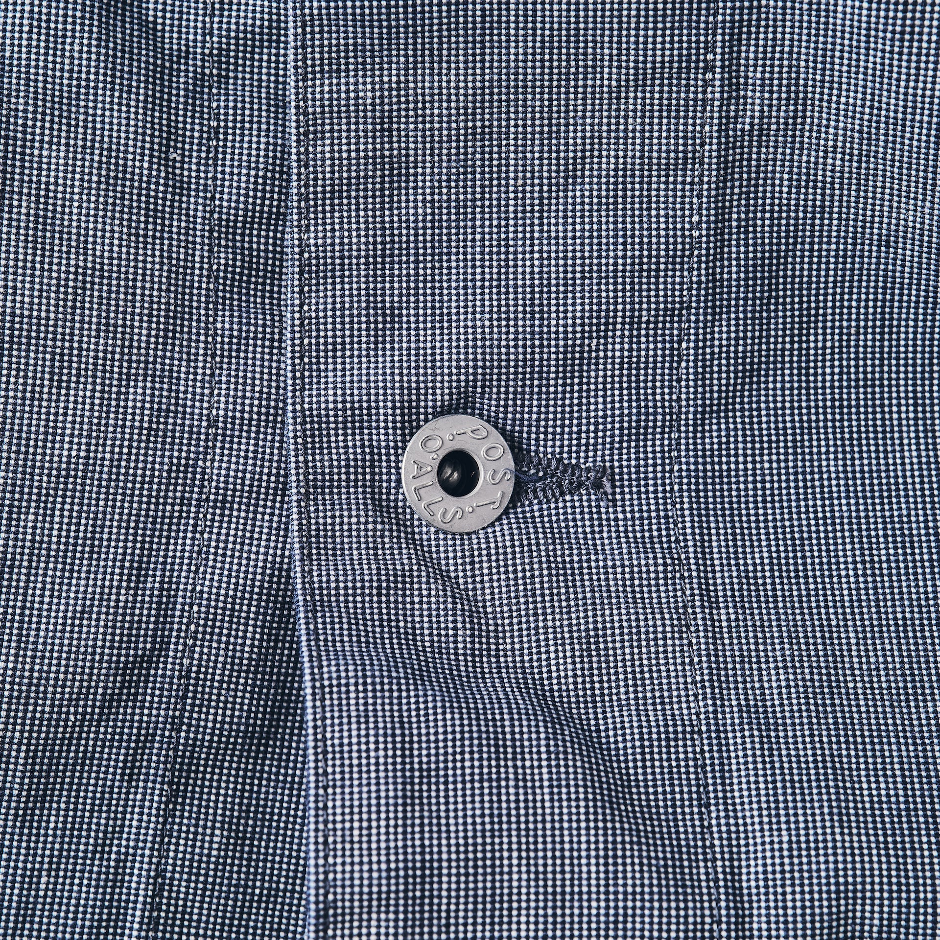 #3113-VP POST 43 : vintage pincheck indigo