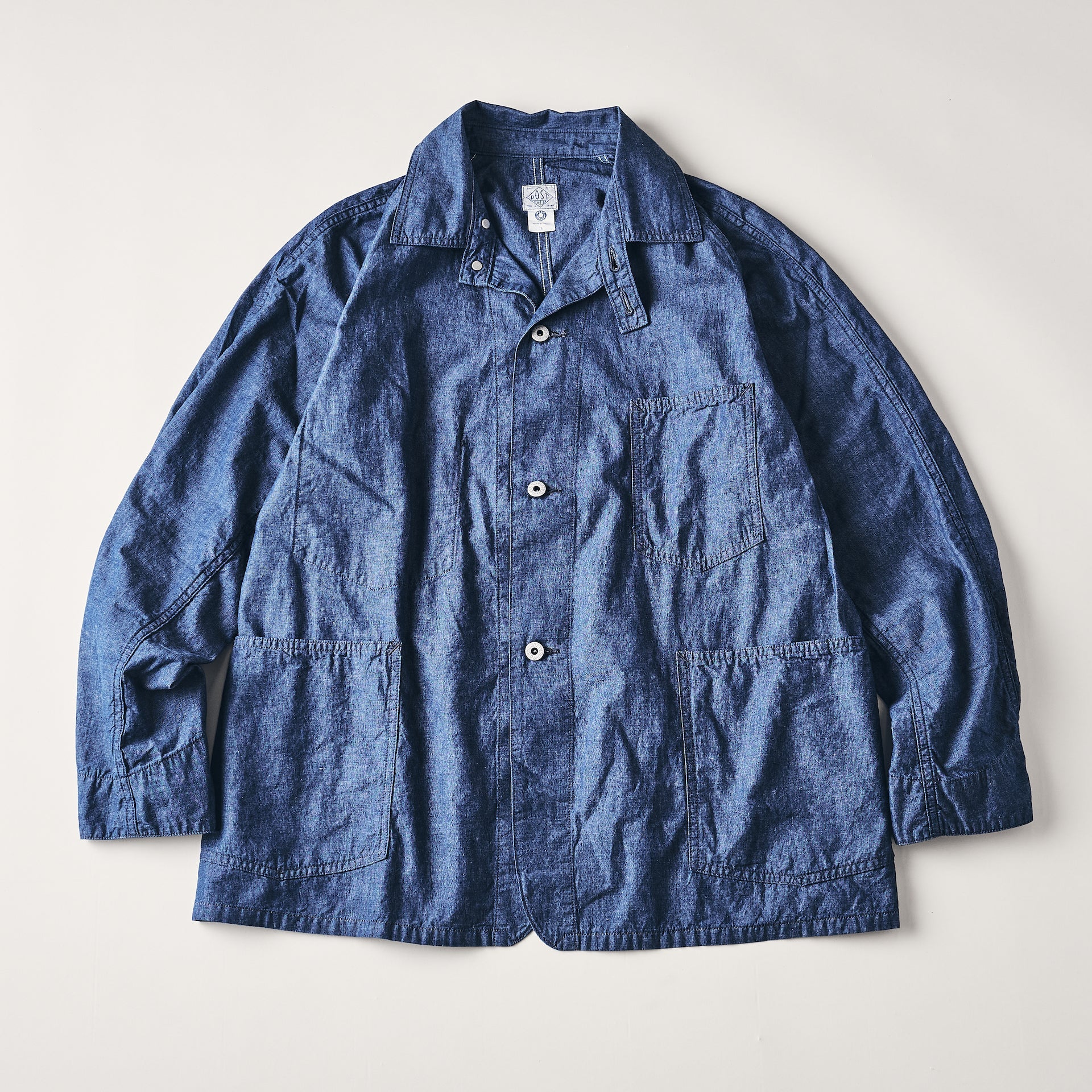 #3113-VSC POST 43 : vintage sheeting chambray