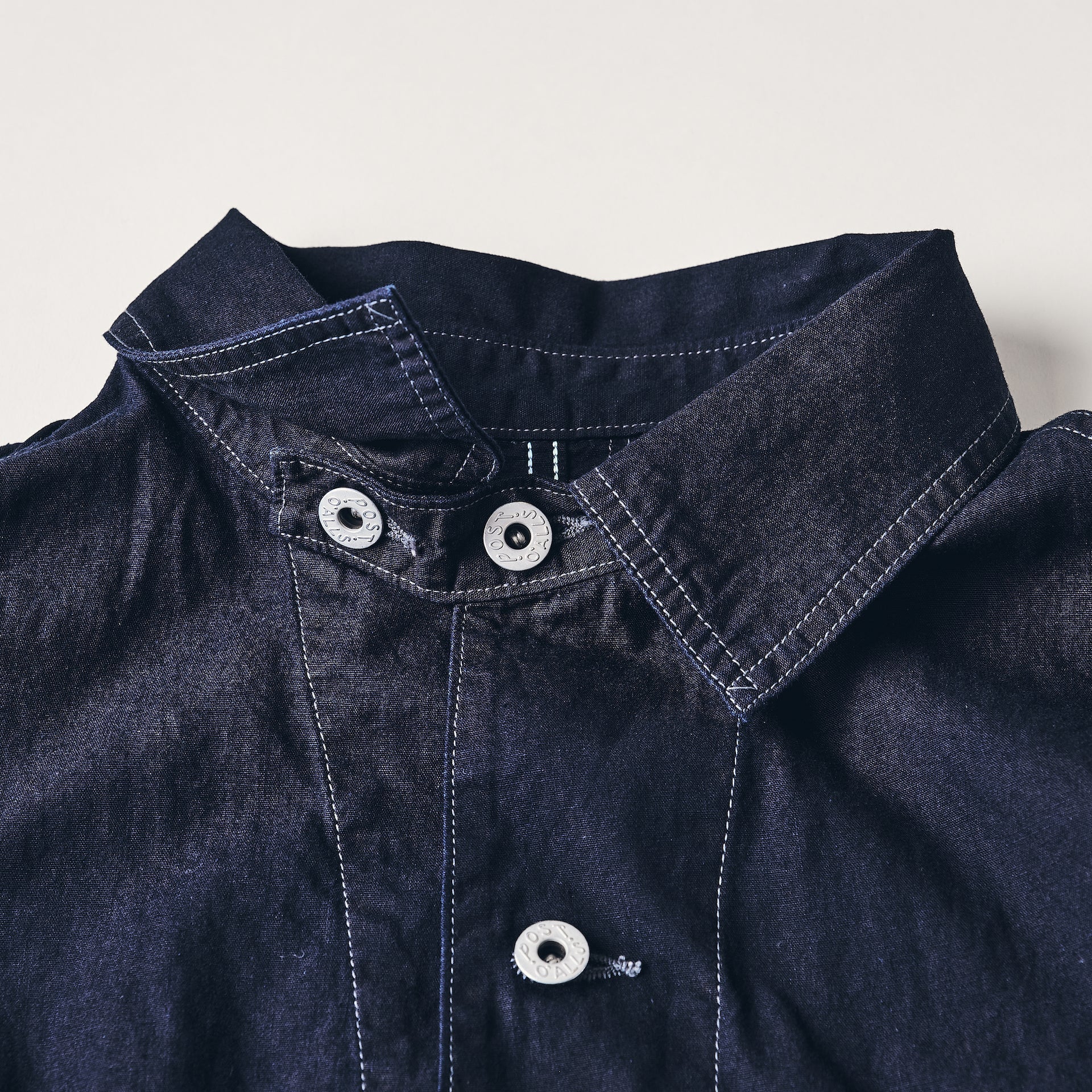 #3113-VSI POST 43 : vintage sheeting indigo