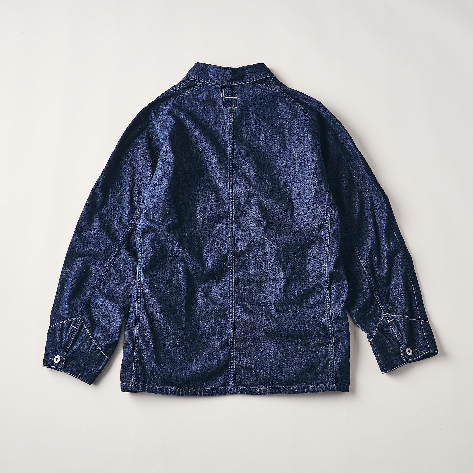 #3113-W8D POST 43 : 8 oz. vintage denim indigo (deep washed)