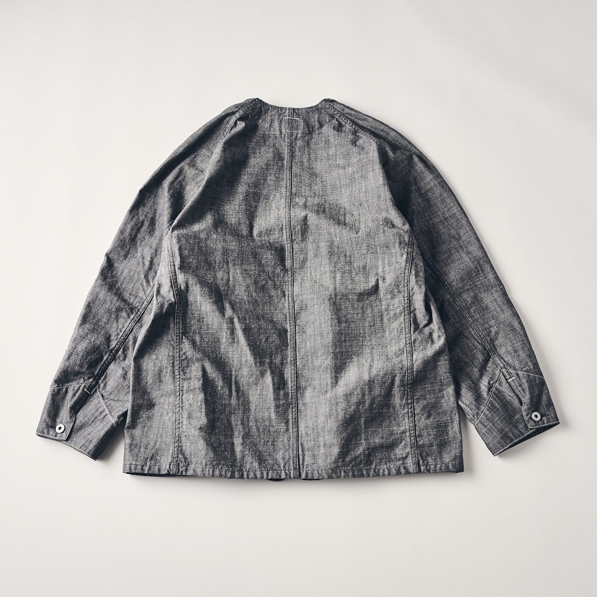 #3113DV-SD POST 43 DV : slub dungaree grey