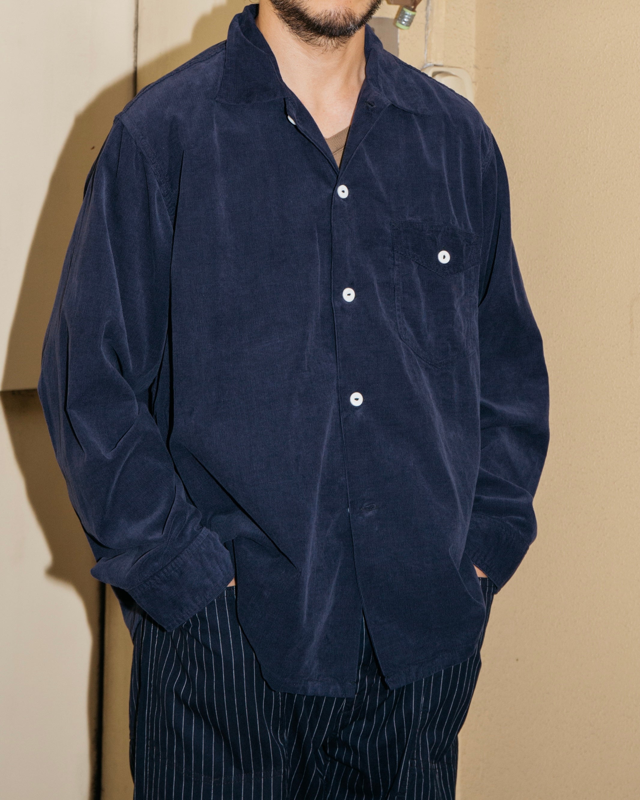 #3215-BC2 E-Z NAVY : baby cords navy