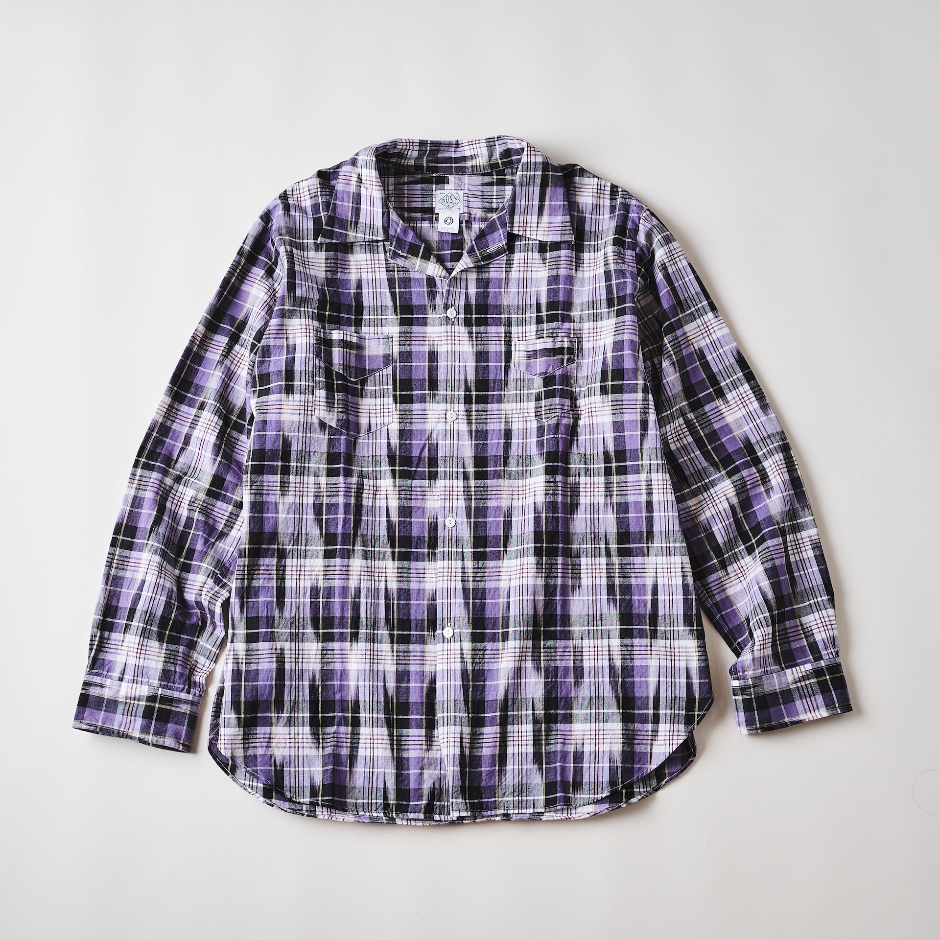 #3211-IMP NEUTRA 3 : ikat madras purple